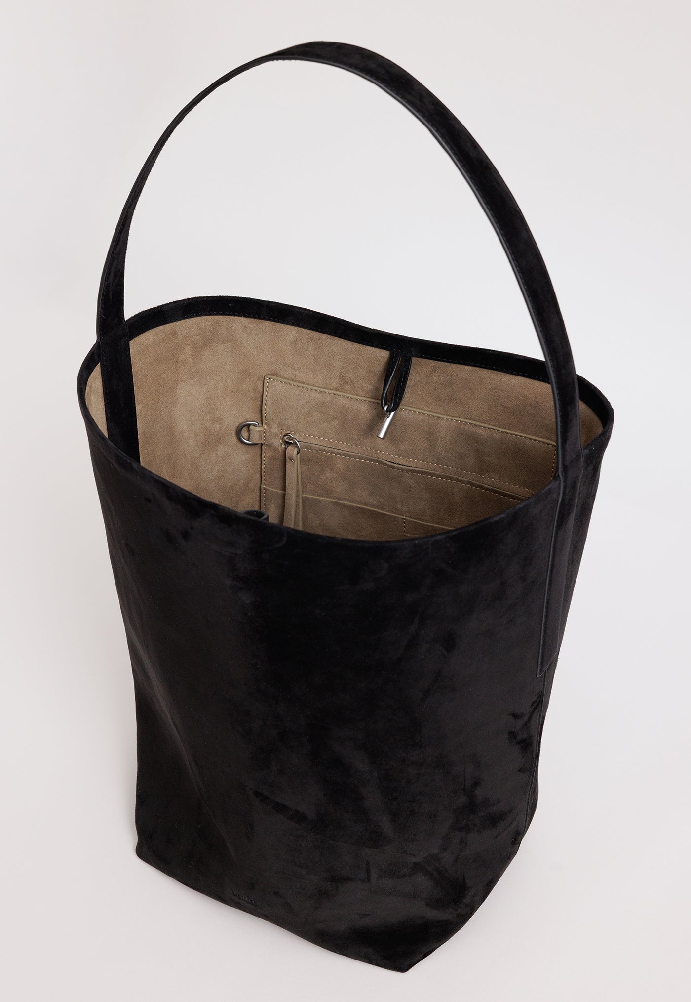 Teresa Tote - Black Suede