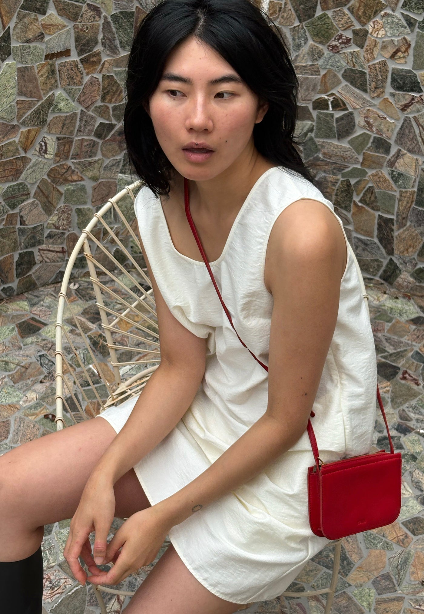 Vi Bag - Lobster Red Lambskin