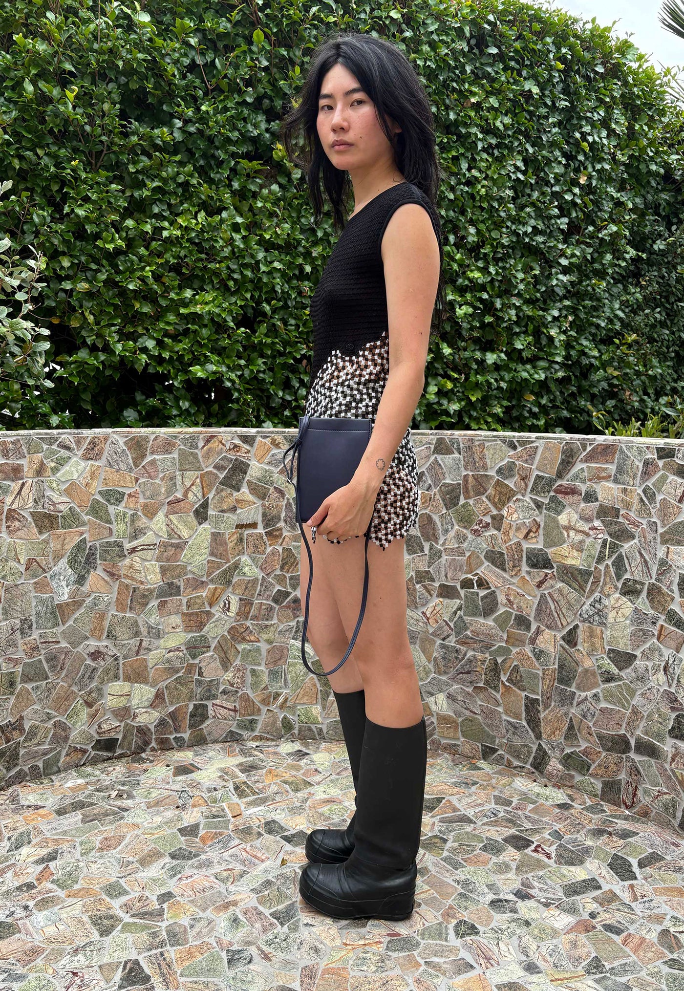 Georgie Bag - Eclipse Lambskin