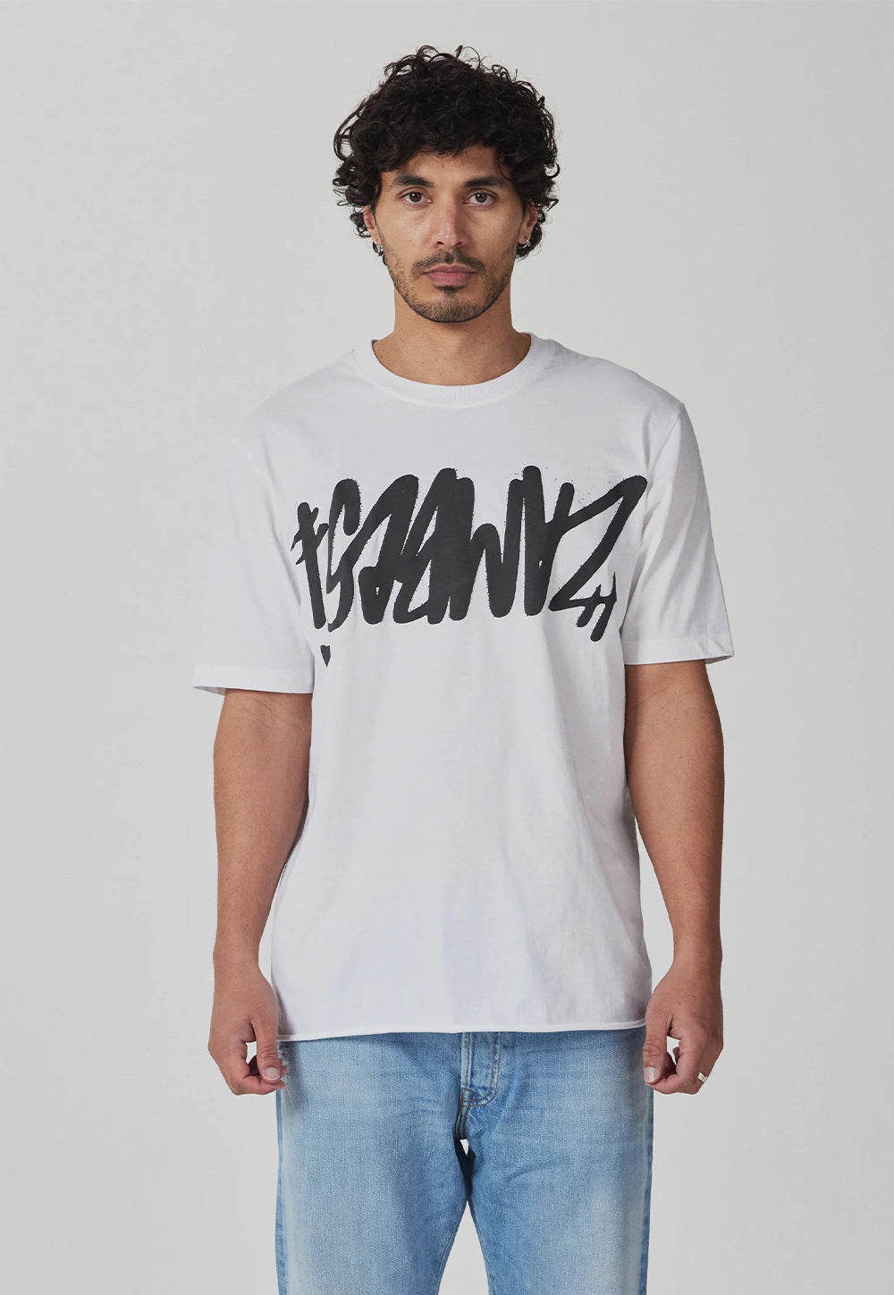 Graffiti Tee - White/Black