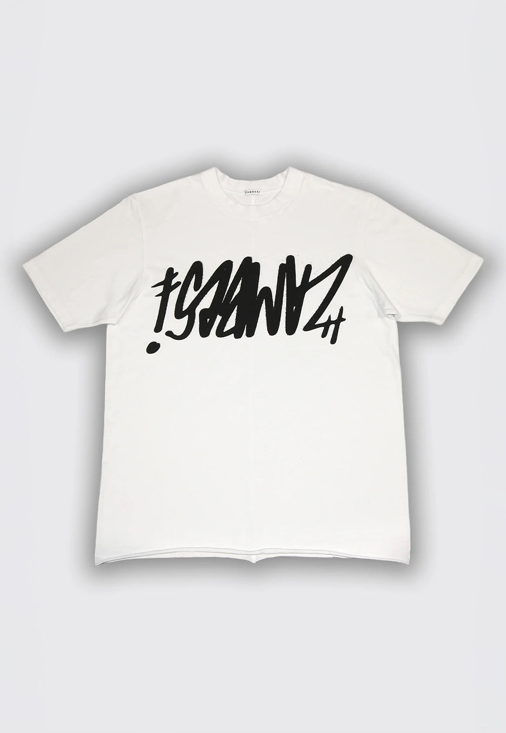Graffiti Tee - White/Black
