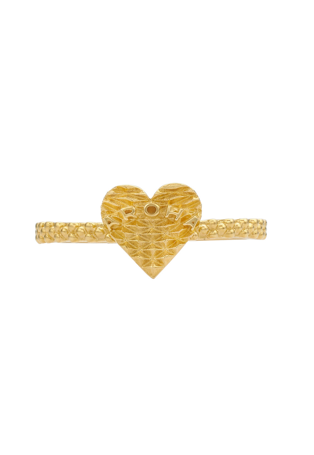 Aroha Heart Stacker Ring sold by Angel Divine