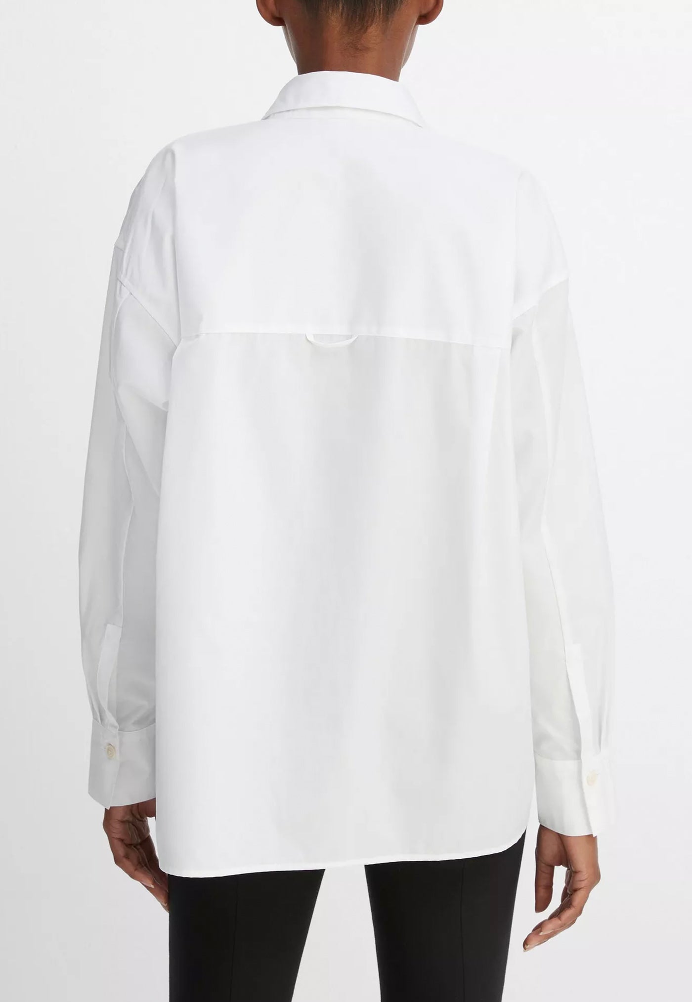 Convertible Button Down Shirt - White sold by Angel Divine