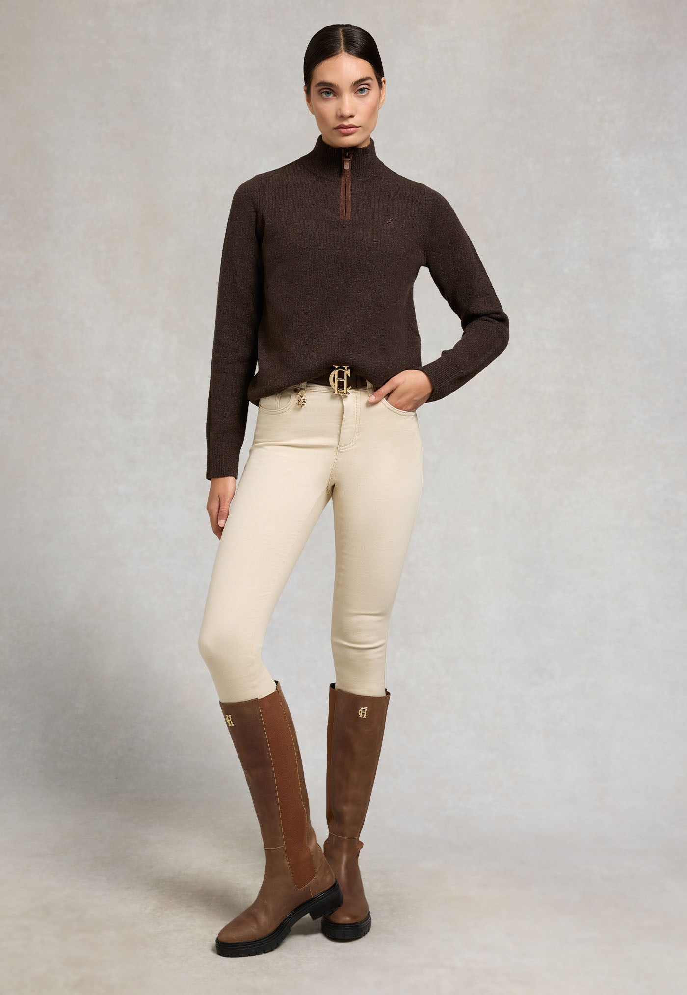Contour Skinny Jean - Stone