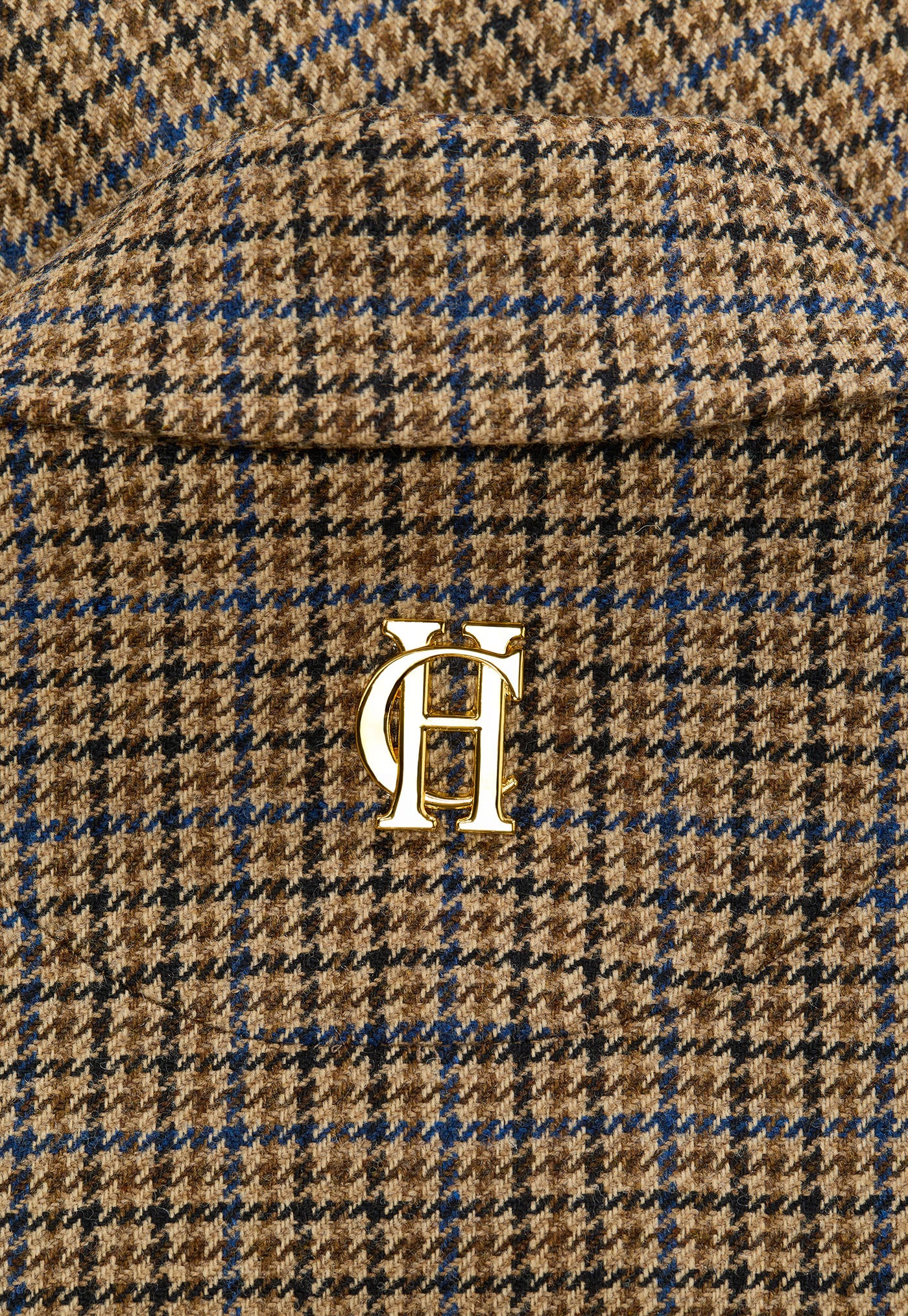 Knightsbridge Cape - Abbot Check Tweed