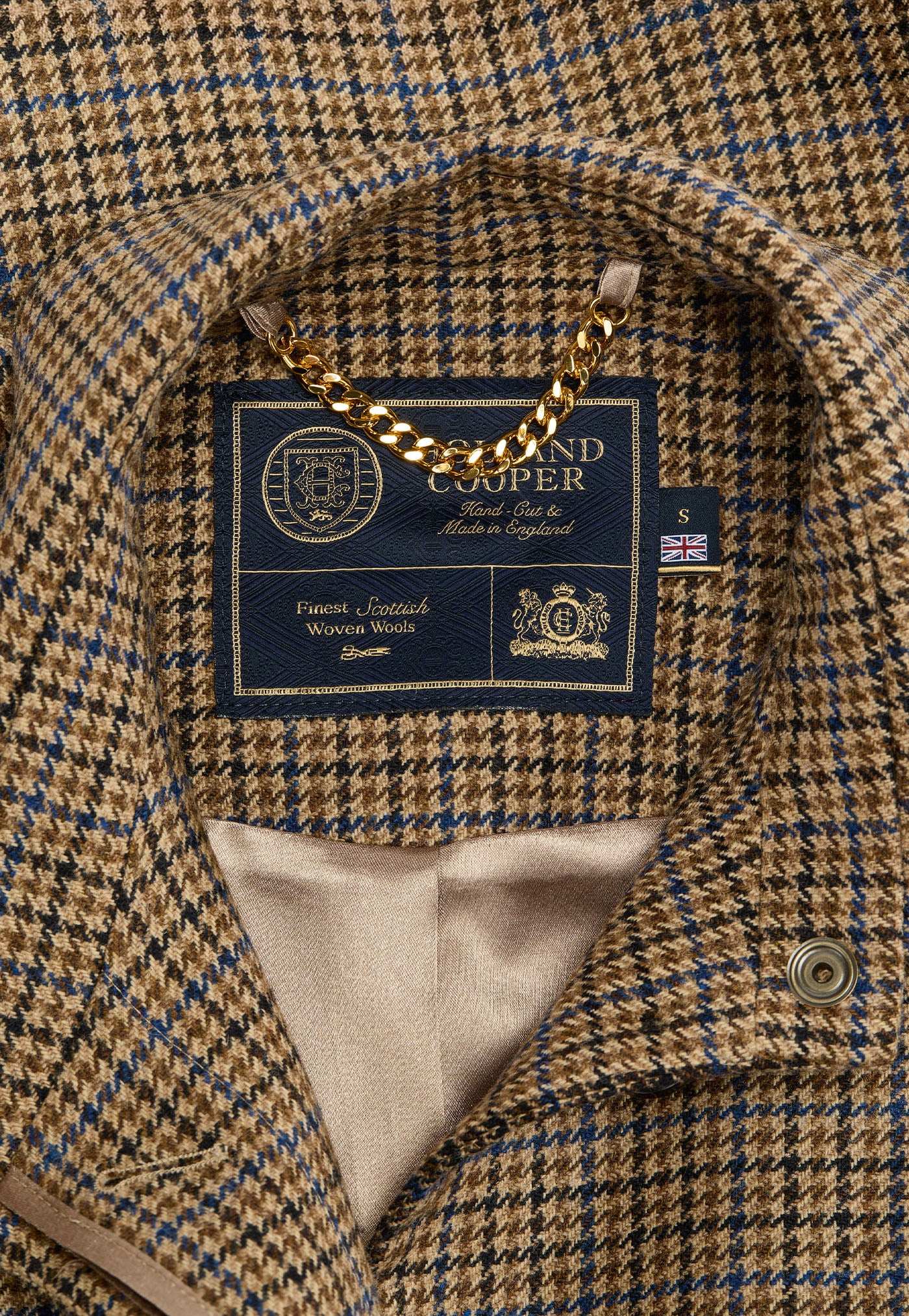 Knightsbridge Cape - Abbot Check Tweed