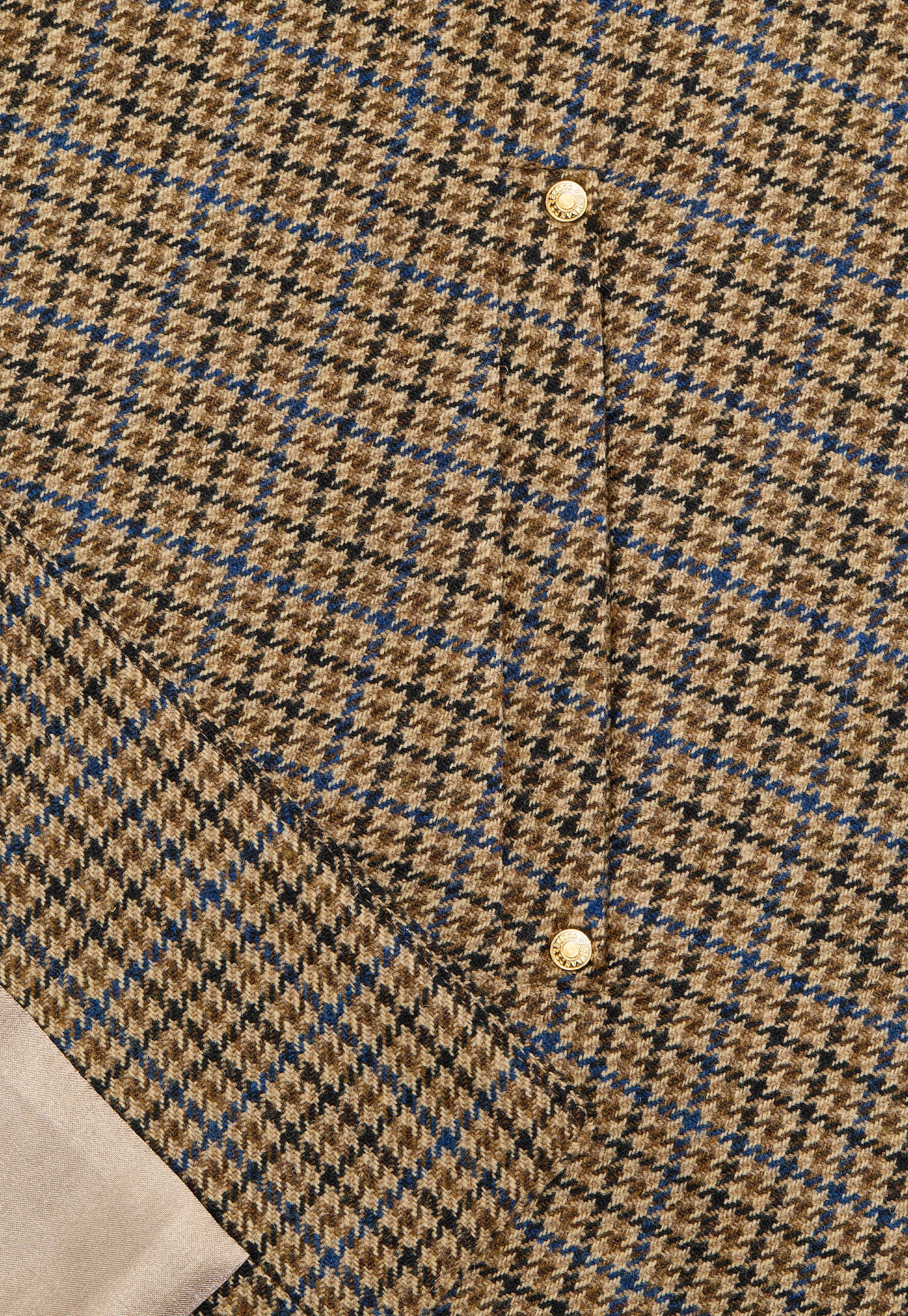 Knightsbridge Cape - Abbot Check Tweed