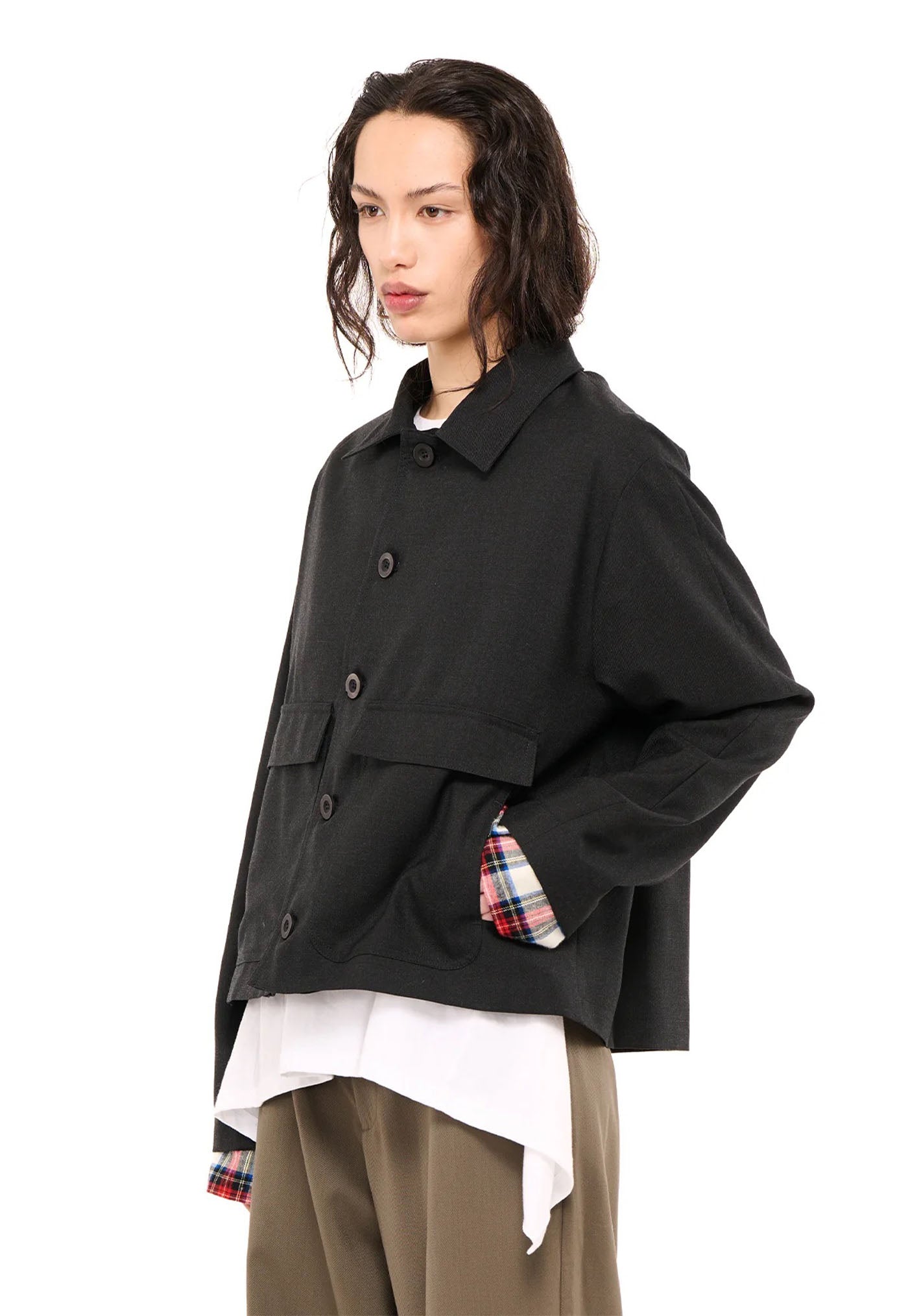 Boyfriend Jacket -Charcoal