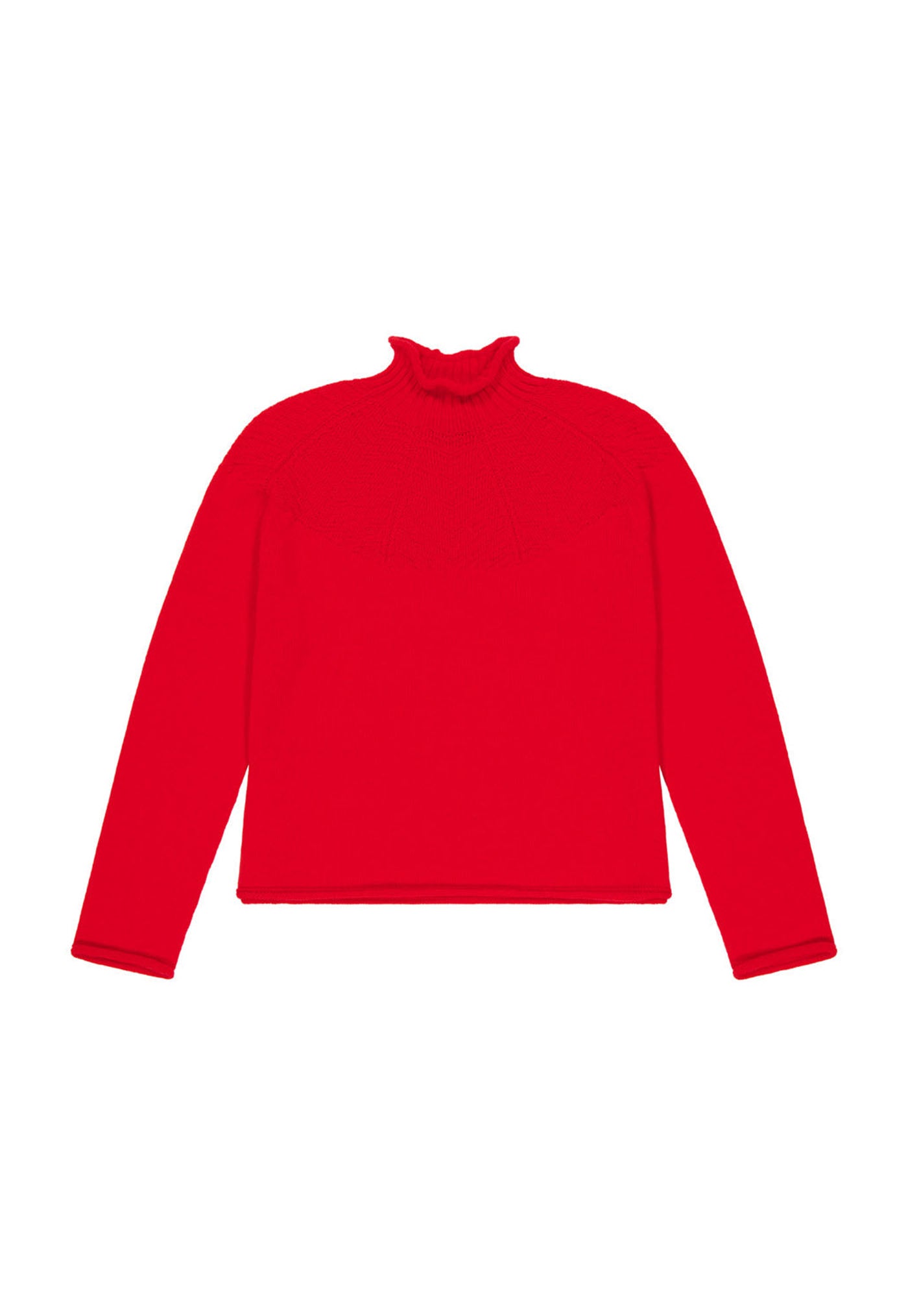 Merino Mock Neck Sweater - Ribbon