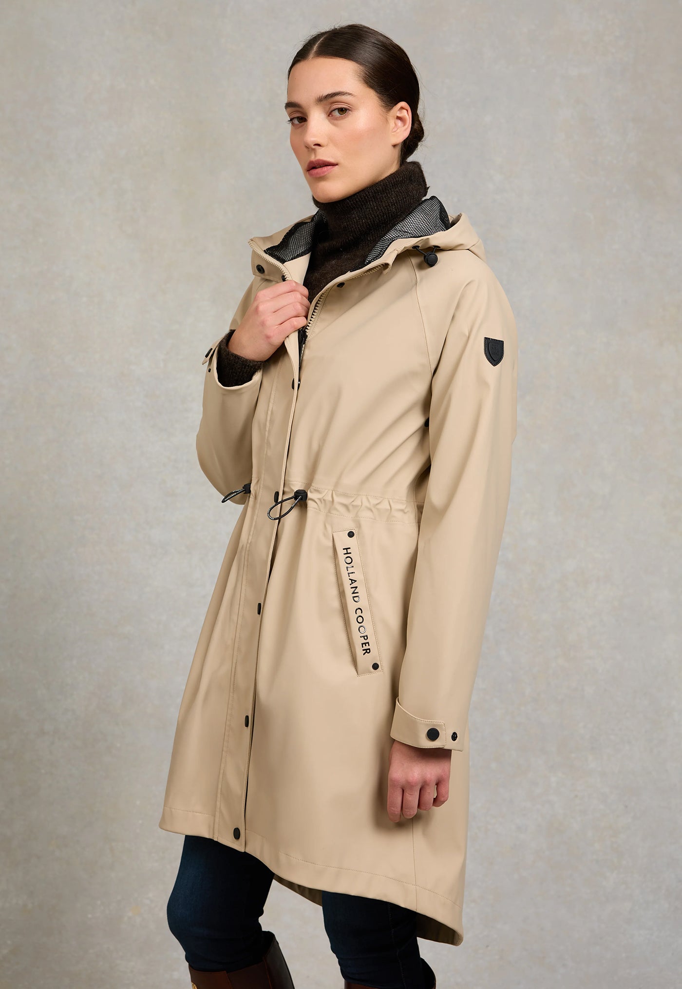 Chartwell Rain Parka - Stone