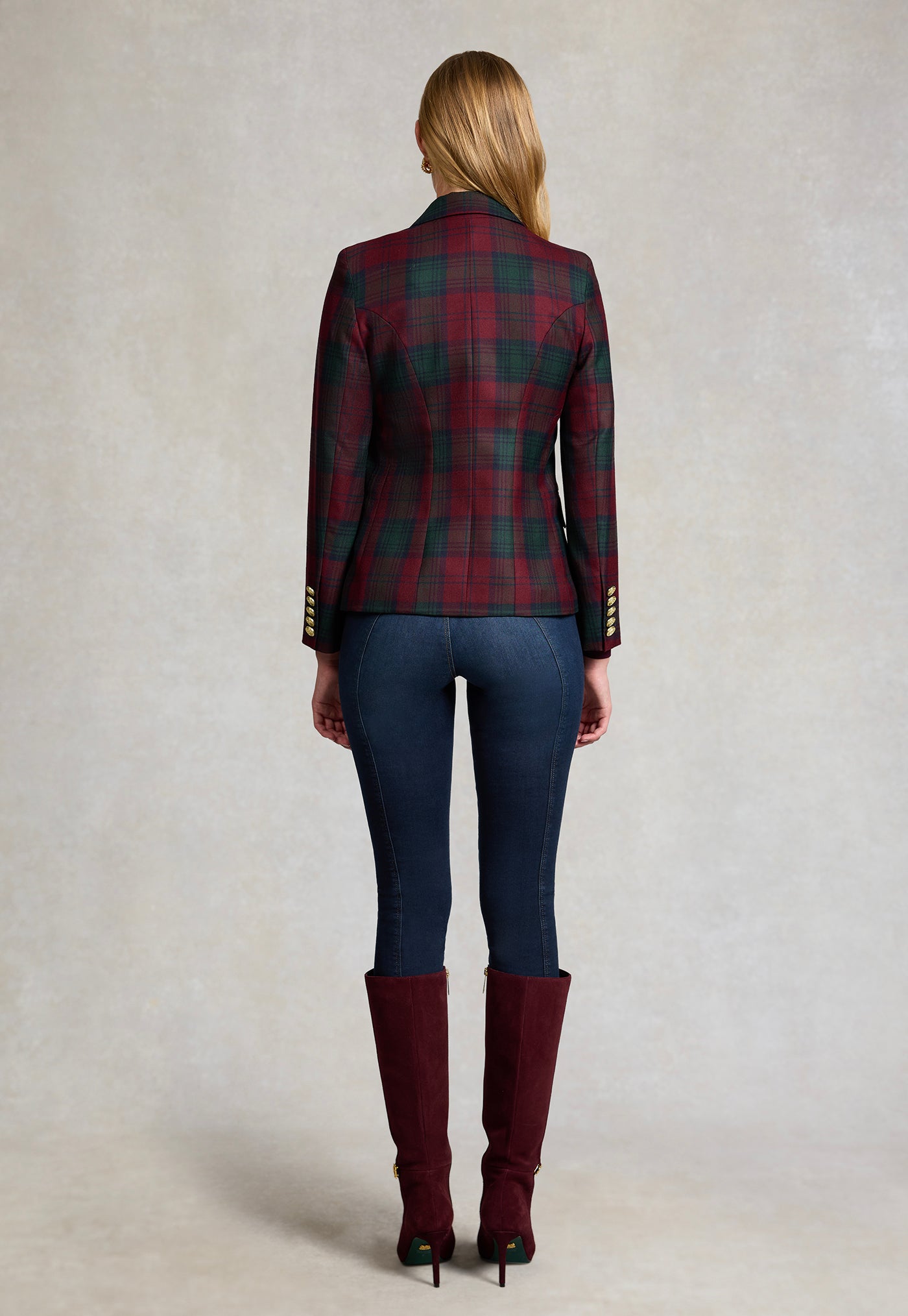 Knightsbridge Blazer - Mulberry Tartan