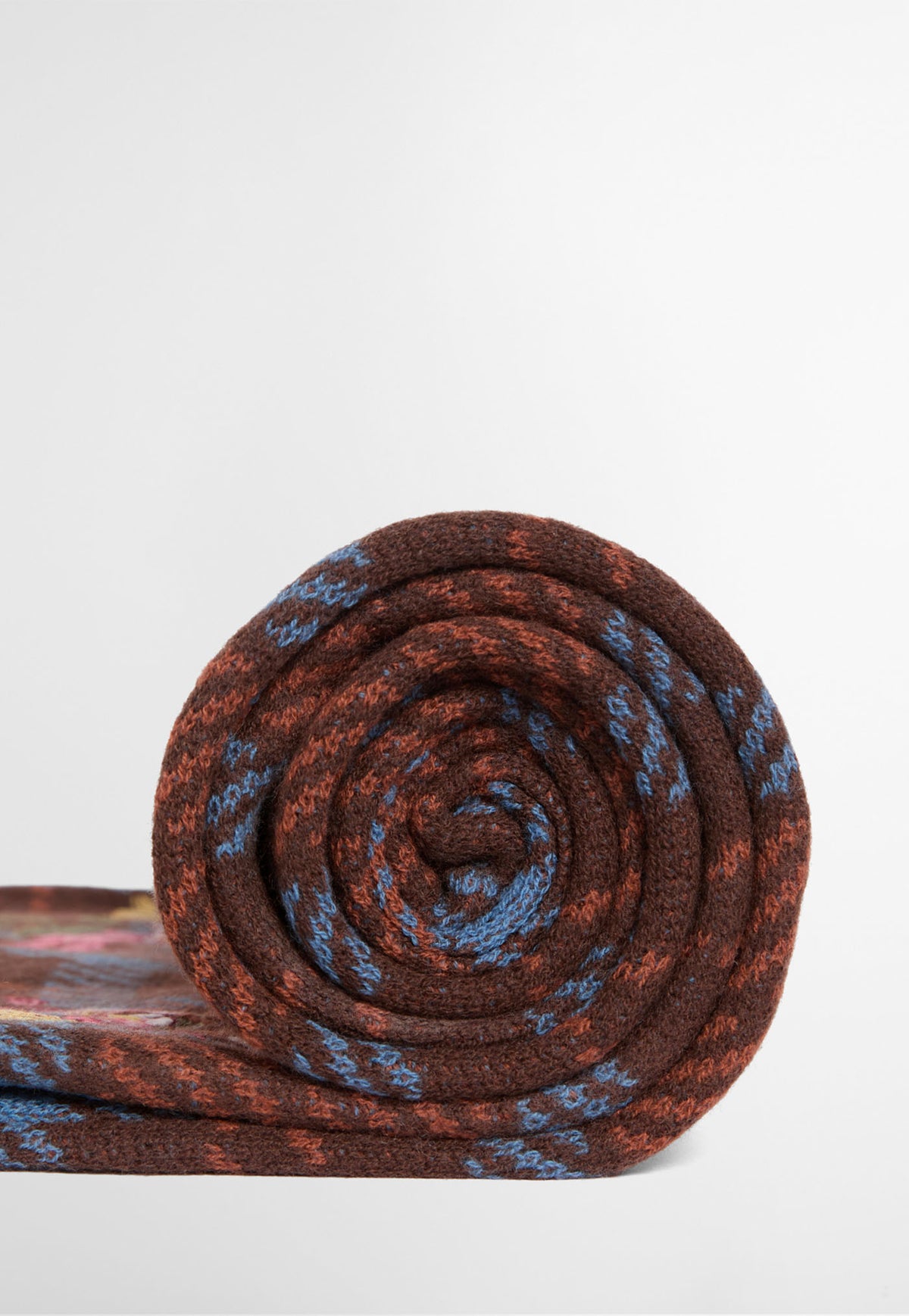 Barbour x Farm Rio Angelonia Knitted Scarf - Tropical Tea Tartan