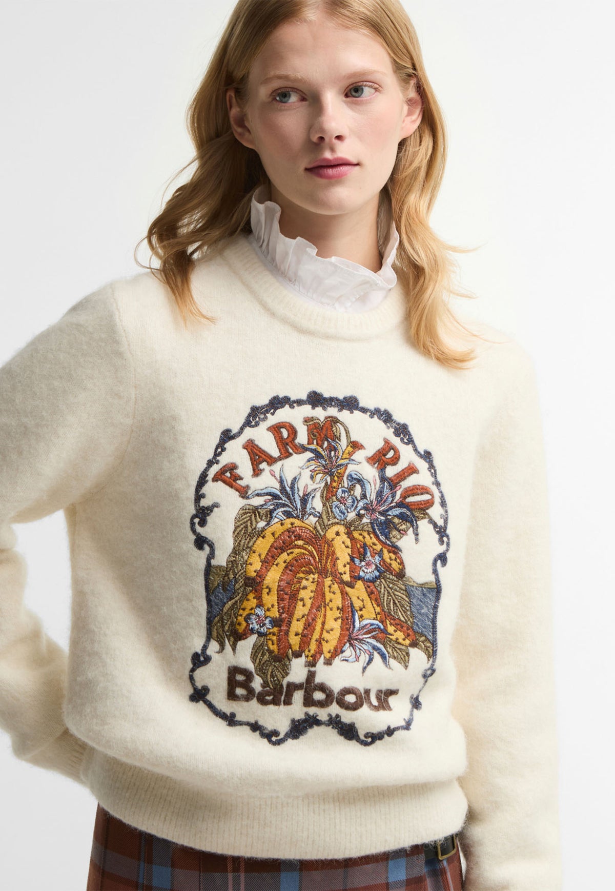 Barbour x Farm Rio Ruellia Knitted Jumper - Multi