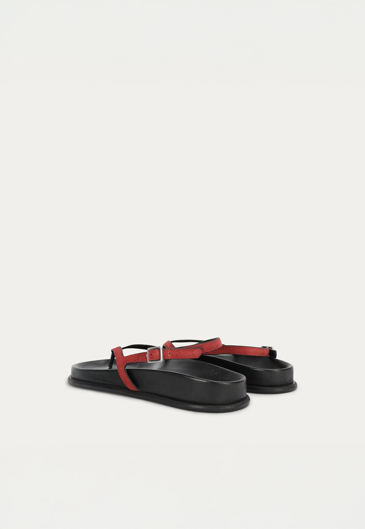 Artemis Sandal - Salsa Suede/Black