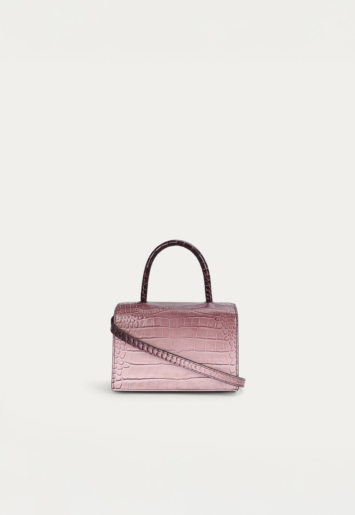 Deadly Ponies Jagger Bag in Eclipse Croc, crafted from premium croc-embossed calf leather.