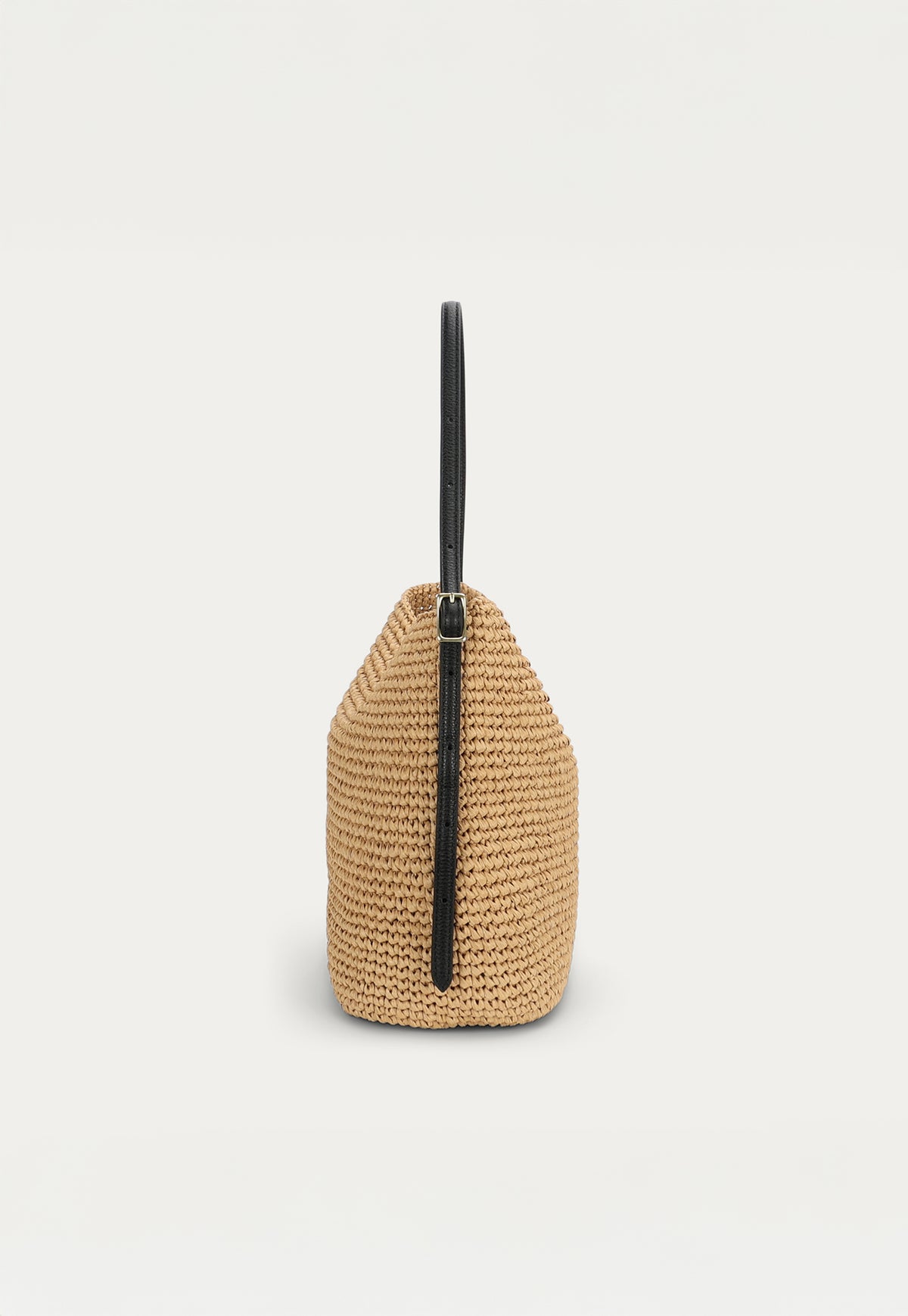 Rush Tote - Natural Raffia/Black