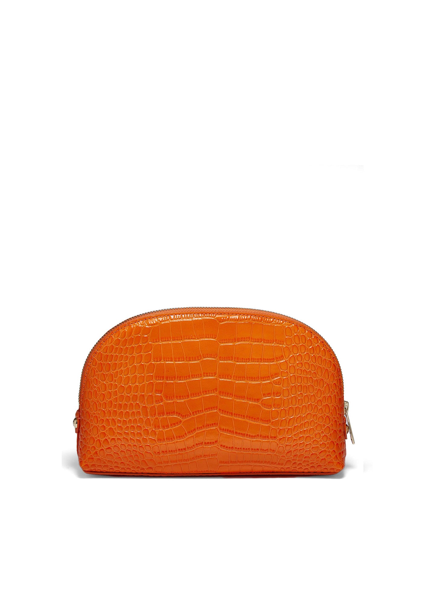 Chelsea Makeup Bag - Orange Croc sold by Angel Divine
