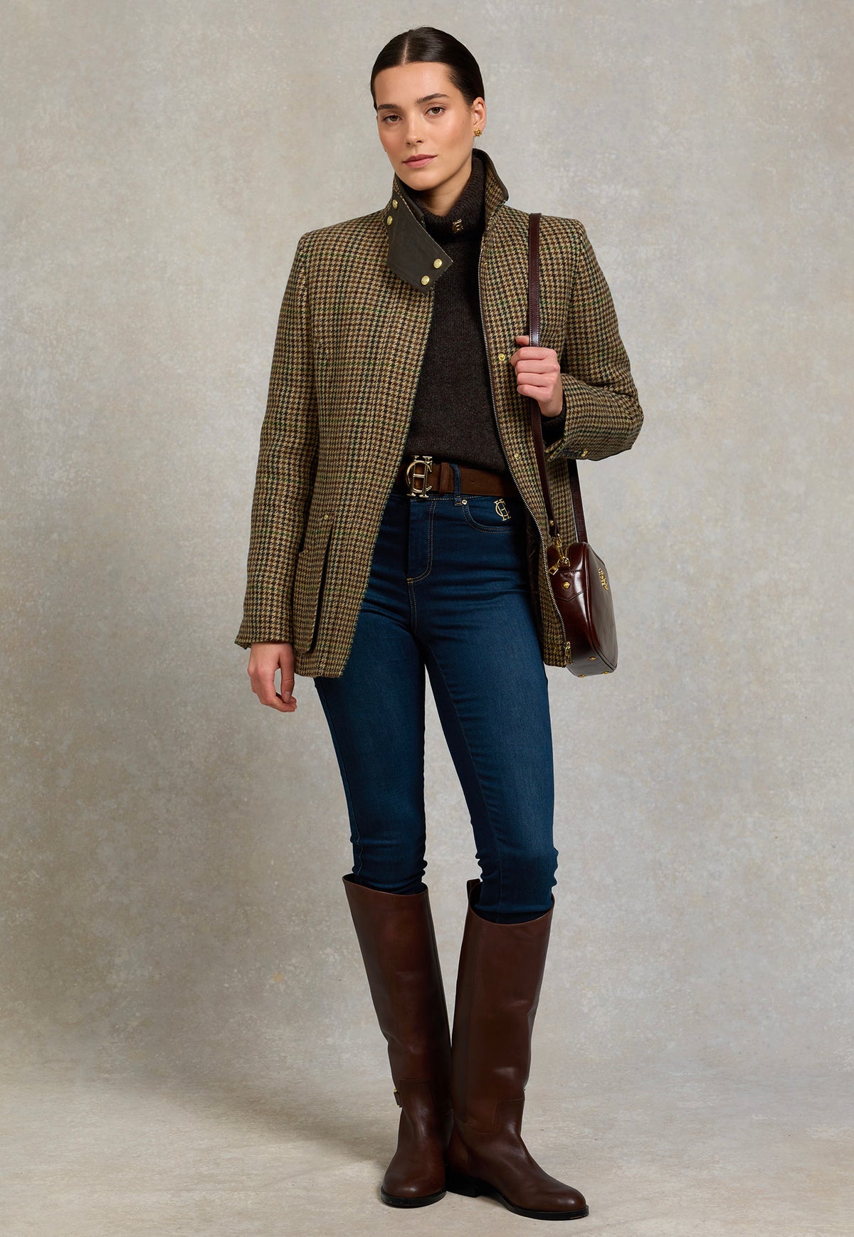 Country Classic Jacket - Hailes Green Tweed