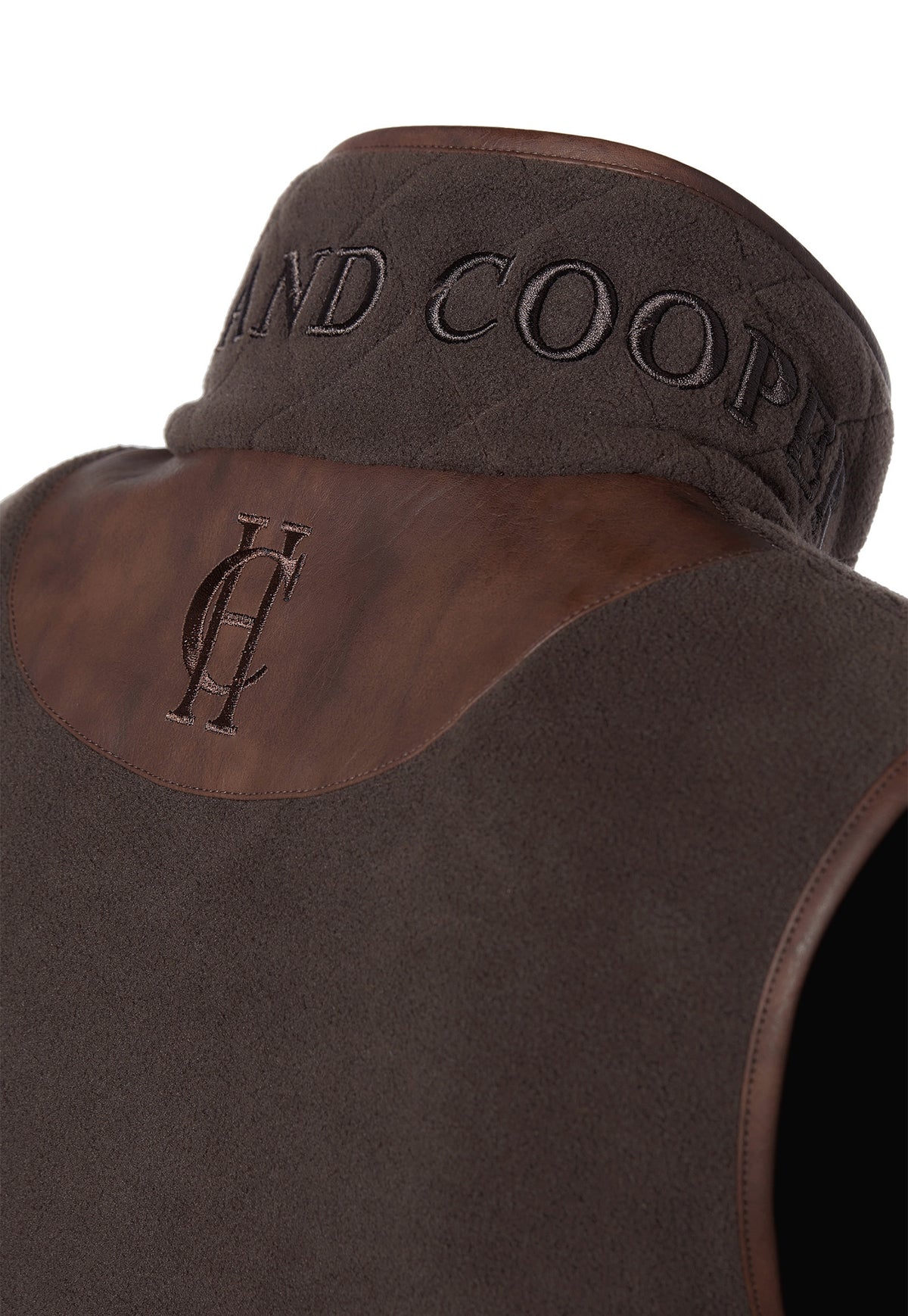 Country Fleece Gilet - Chocolate