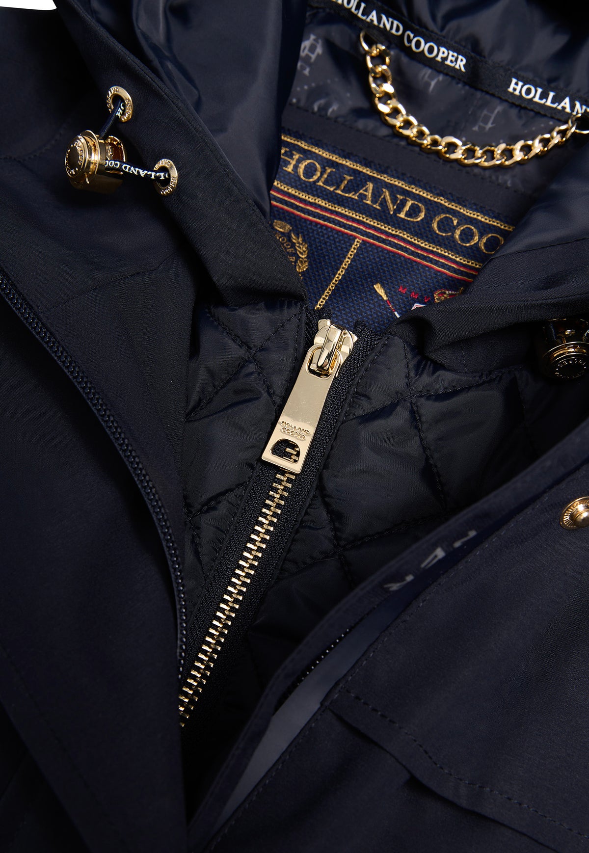 Folgate Rain Coat - Ink Navy