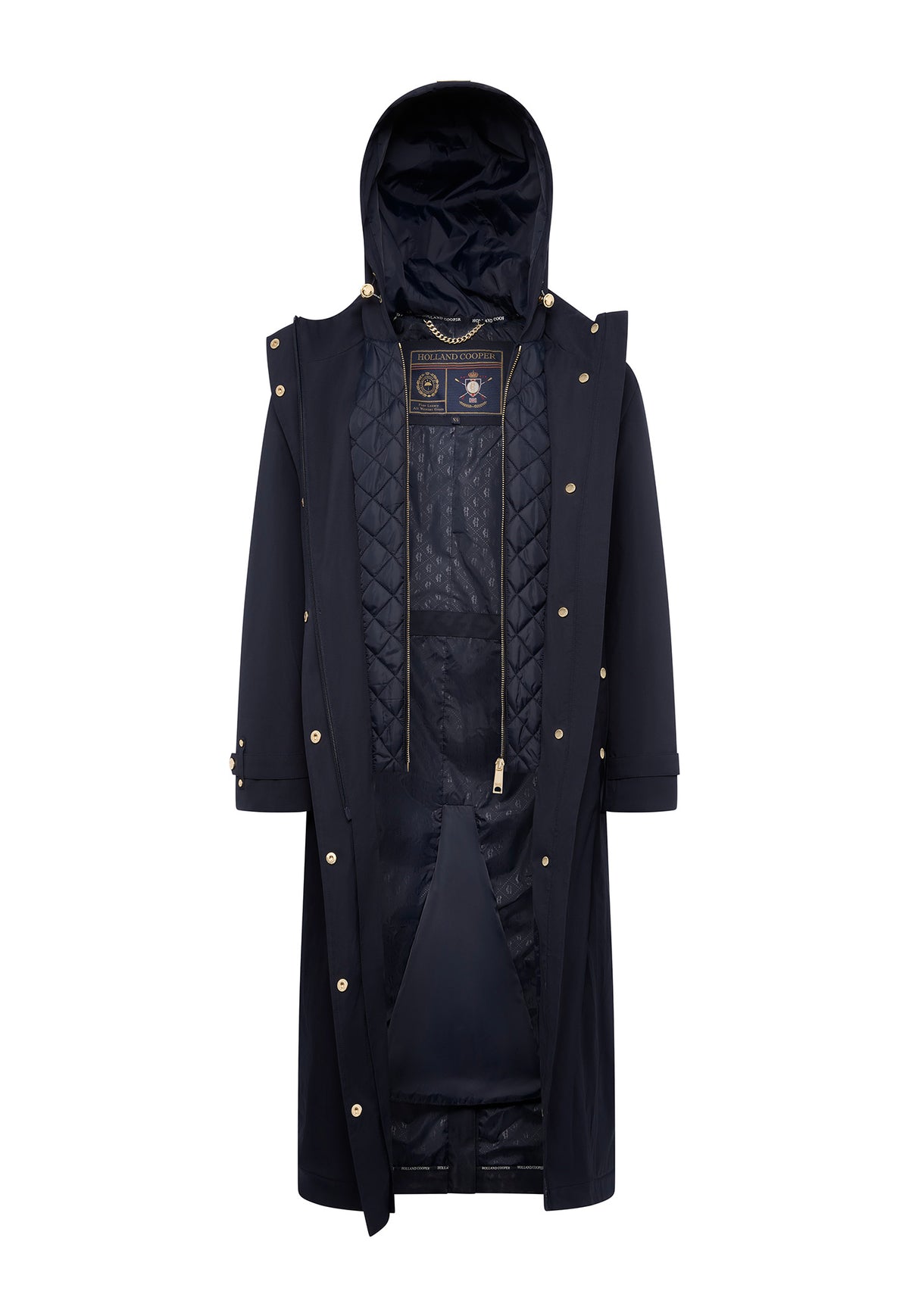 Folgate Rain Coat - Ink Navy