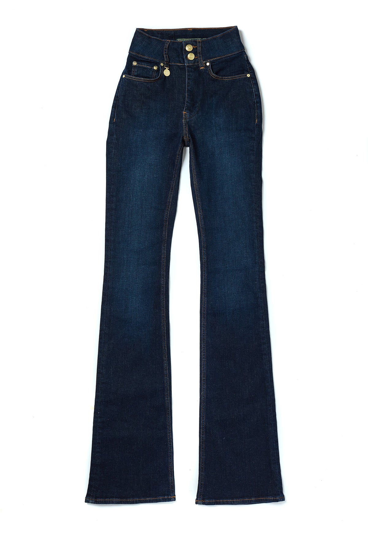 High Rise Flared Jean - Deep Indigo