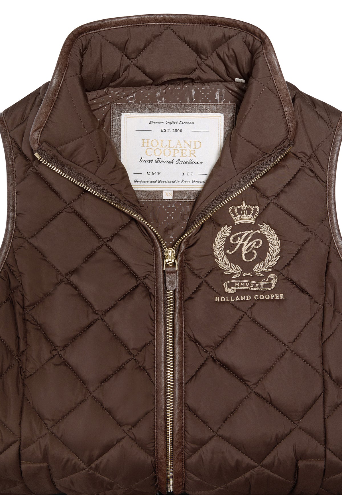 Lightweight Country Gilet - Chocolate