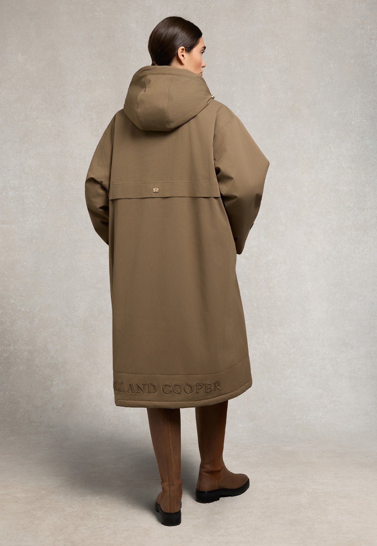One Size Waterproof Coat - Mink