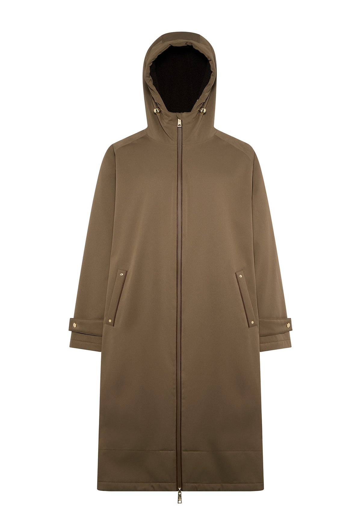 One Size Waterproof Coat - Mink