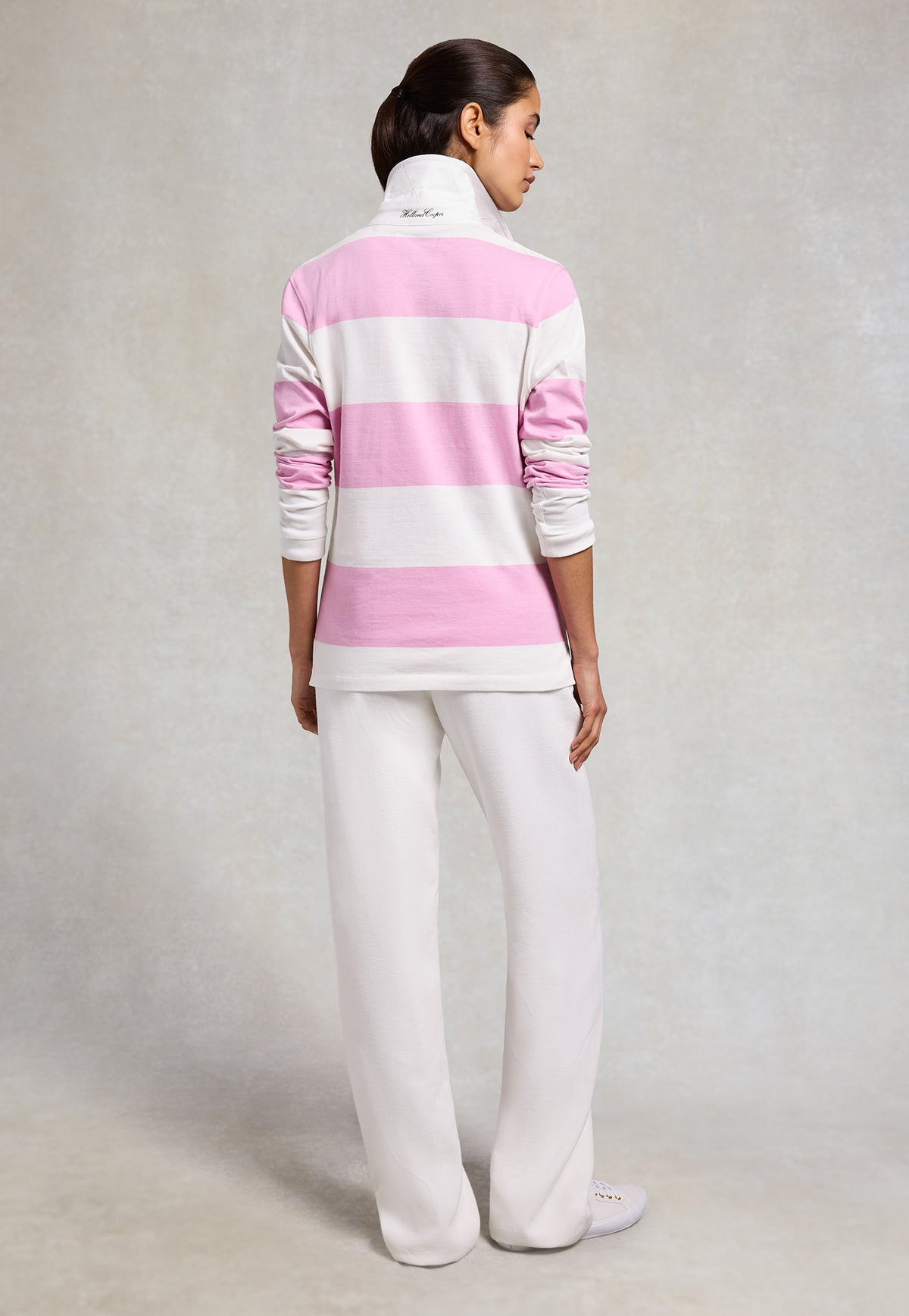 Rugby Shirt - Pink Ecru