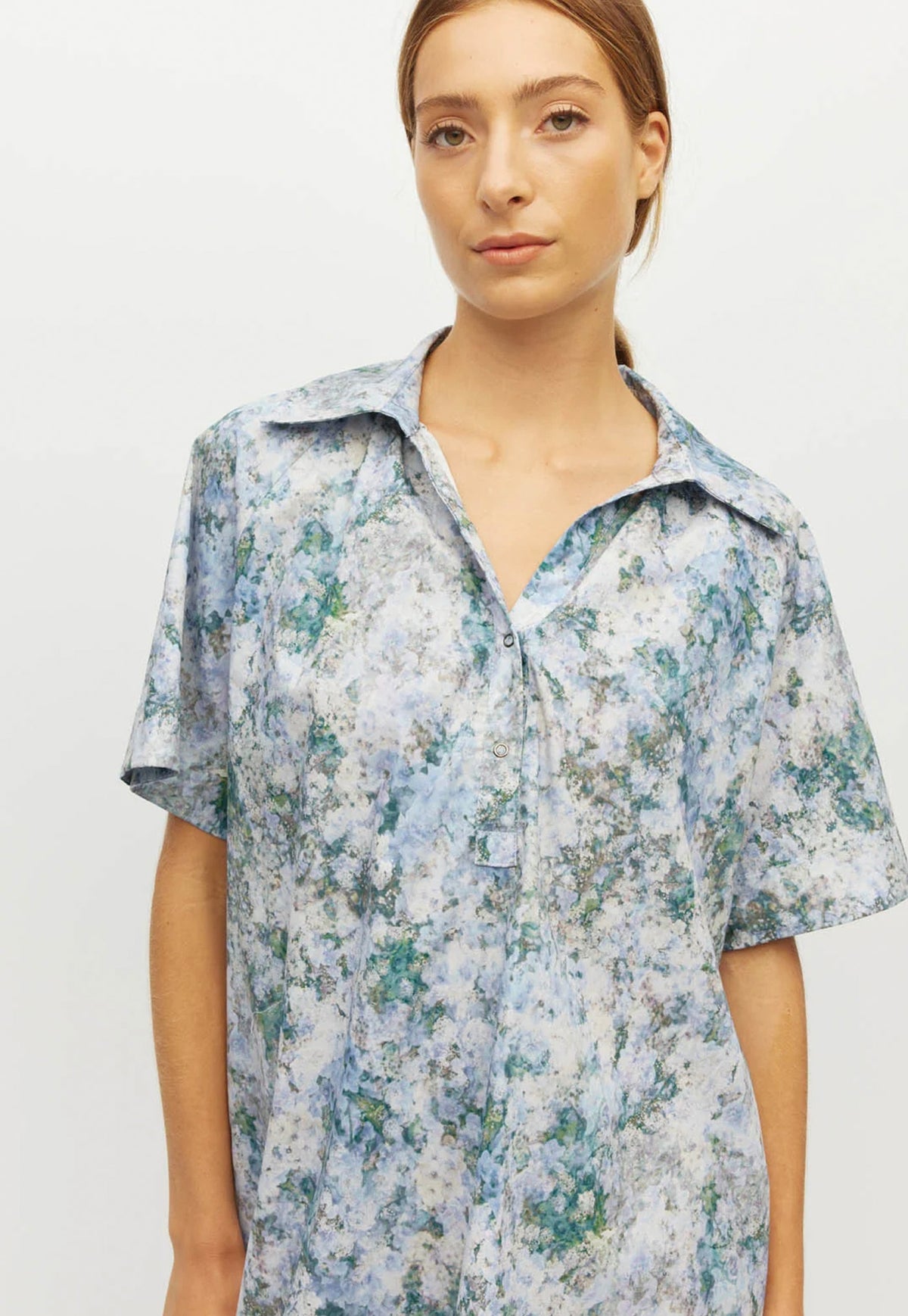 Rue Shirtdress - Frosted Sky