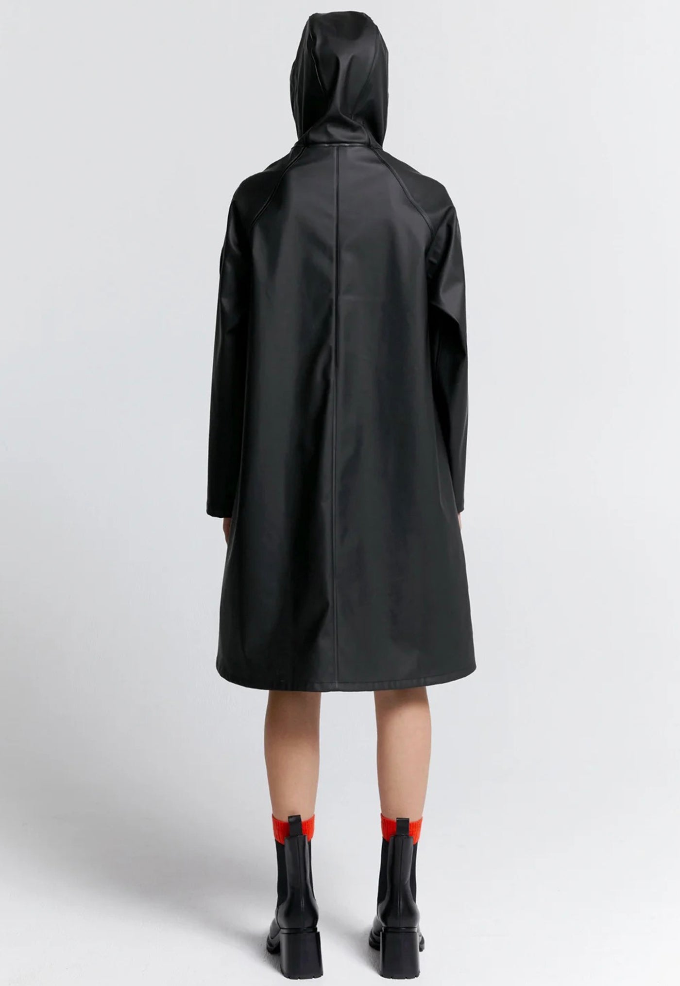 Runaway Long Raincoat - Black sold by Angel Divine