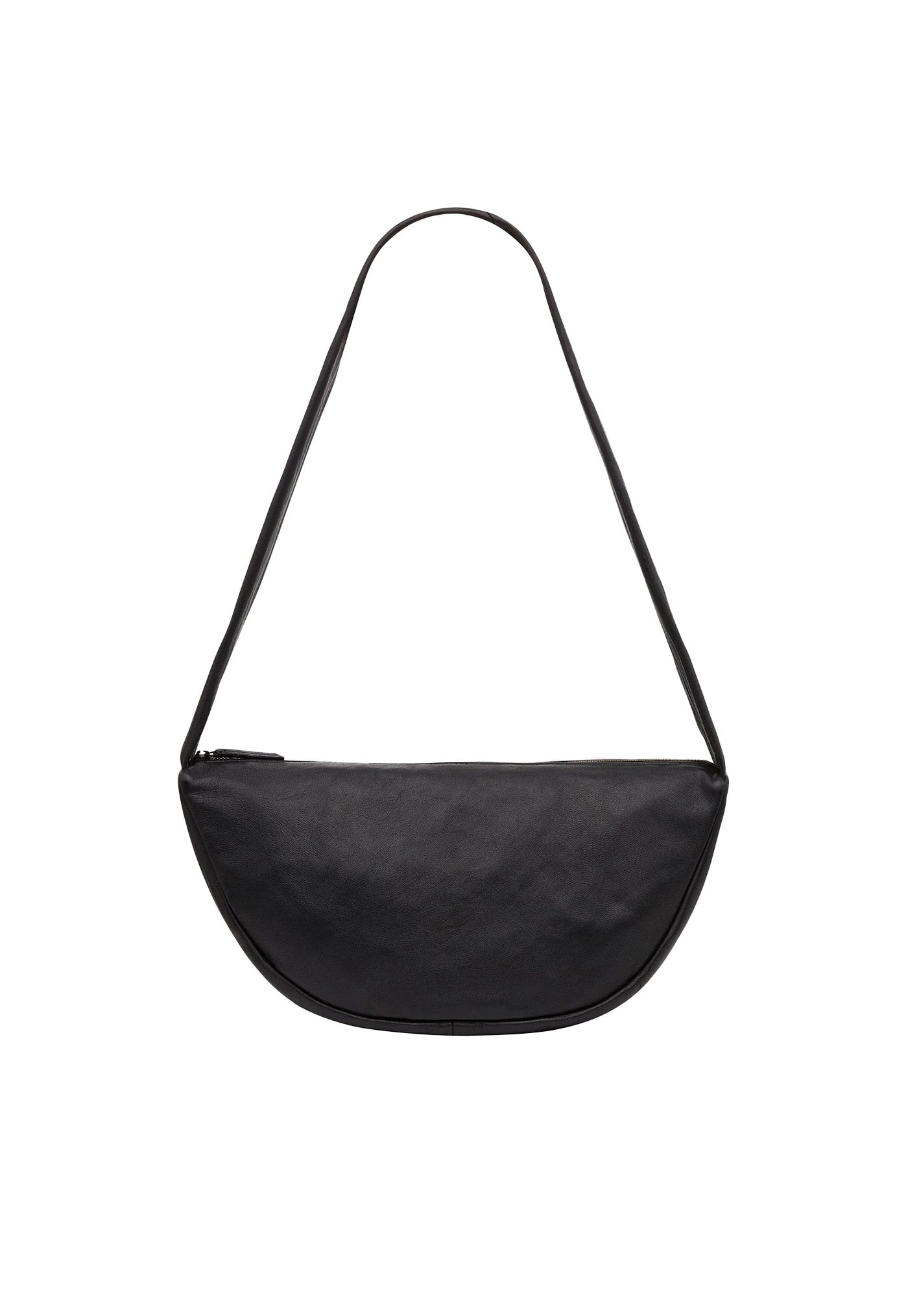 Soft Crescent Bag - Black
