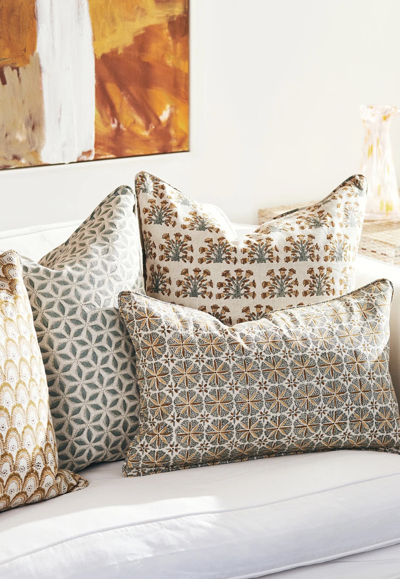 Assam Egypt Linen Cushion 35x55cm sold by Angel Divine