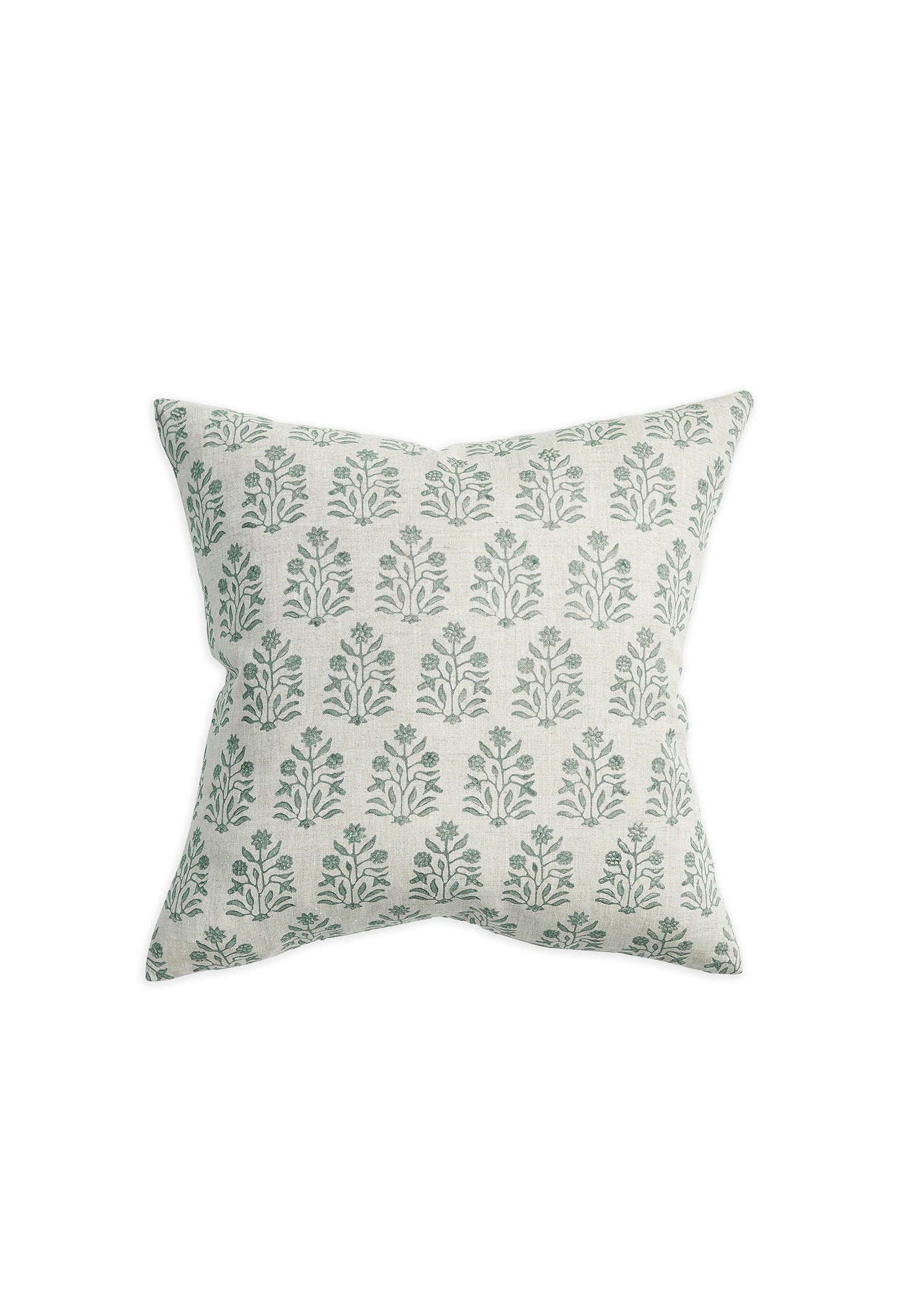 Amer Celadon Linen Cushion 50x50 sold by Angel Divine