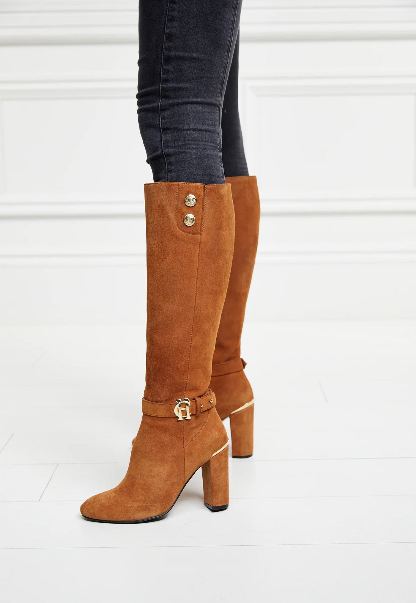 Marlborough Knee Boot - Tan sold by Angel Divine