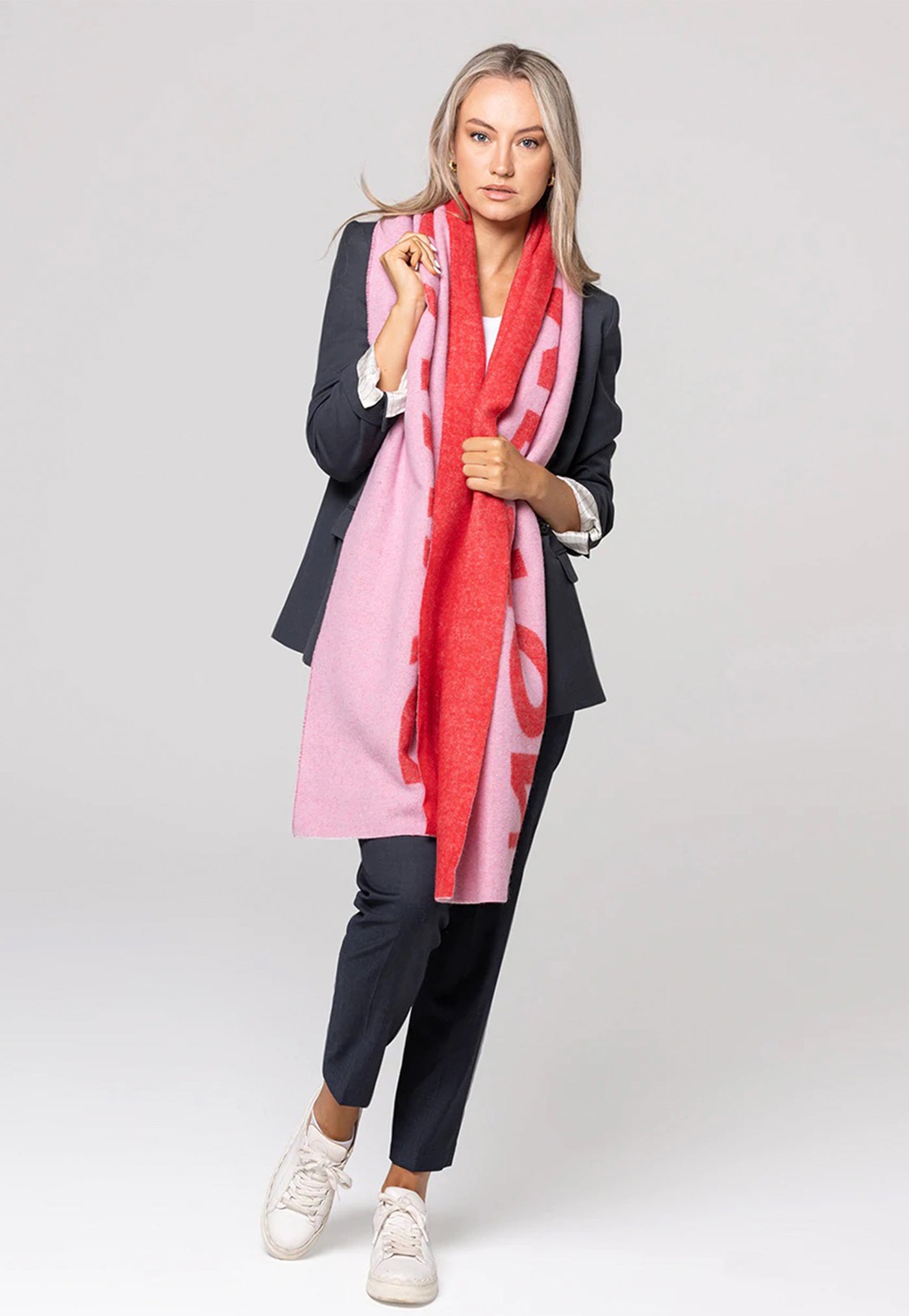The Baxter Wool Blanket Scarf sold by Angel Divine