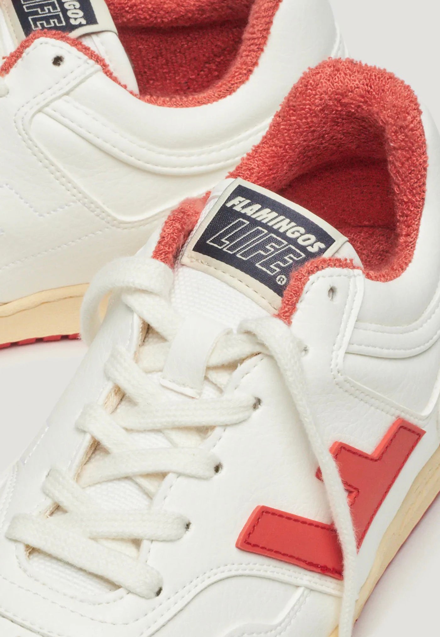 Retro 90s Sneaker - White Vanilla Tomato sold by Angel Divine