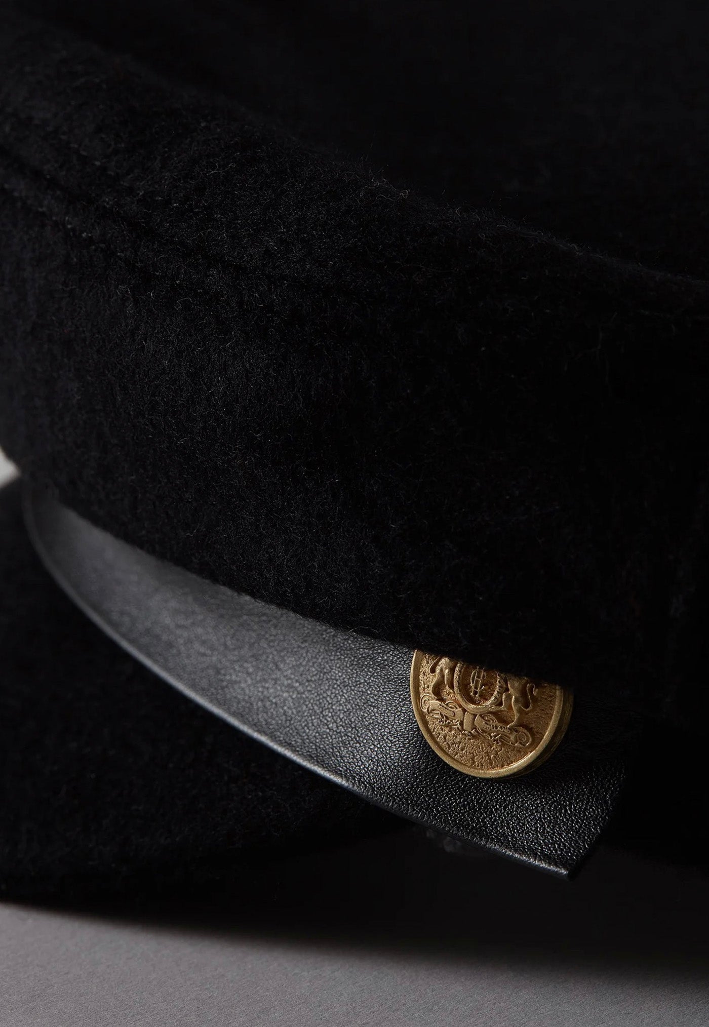 Bretton Hat - Black sold by Angel Divine