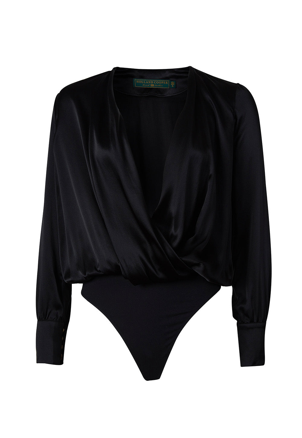 Silk Bodysuit - Black sold by Angel Divine
