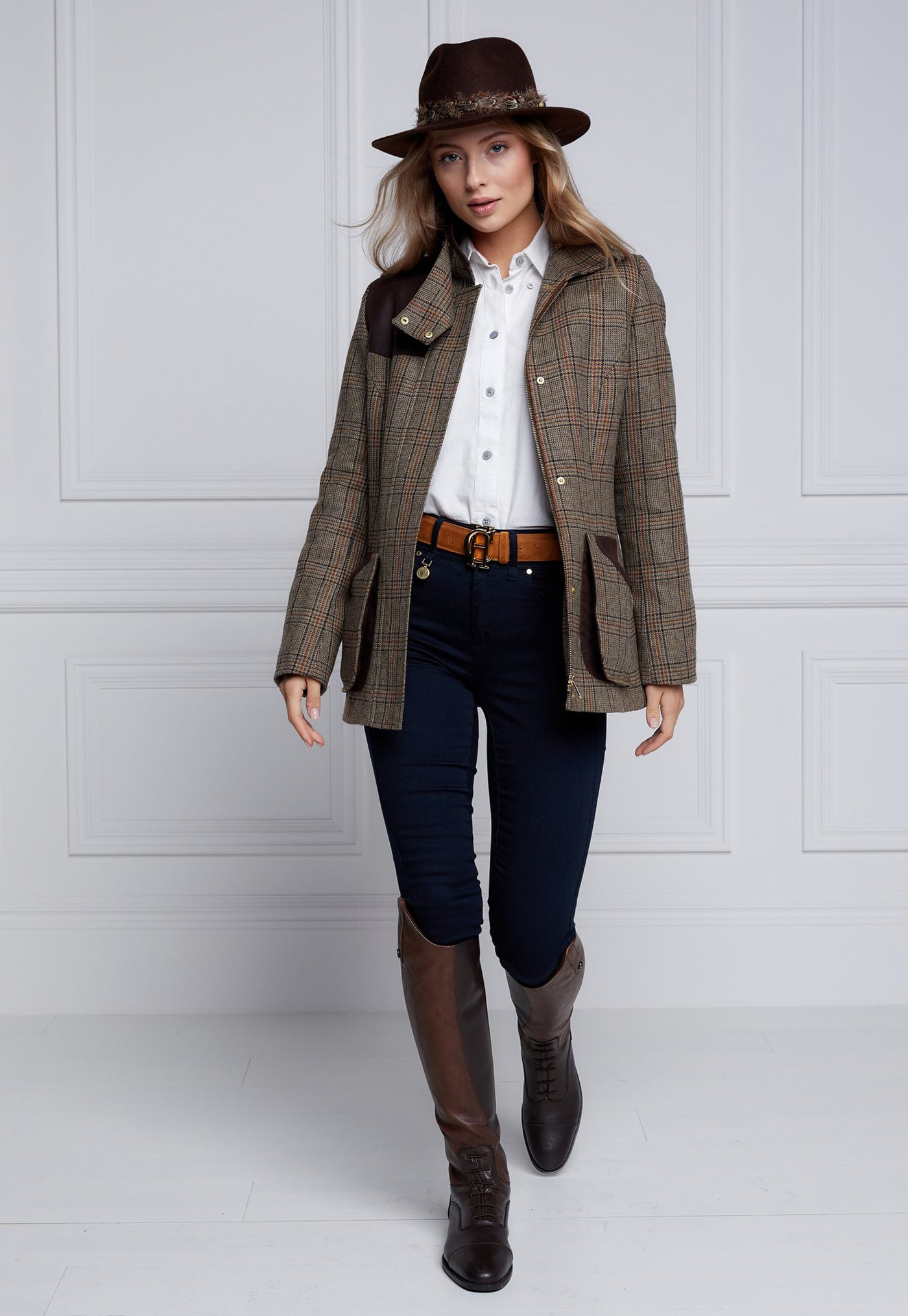 Country Classic Jacket - Bourbon Tweed sold by Angel Divine