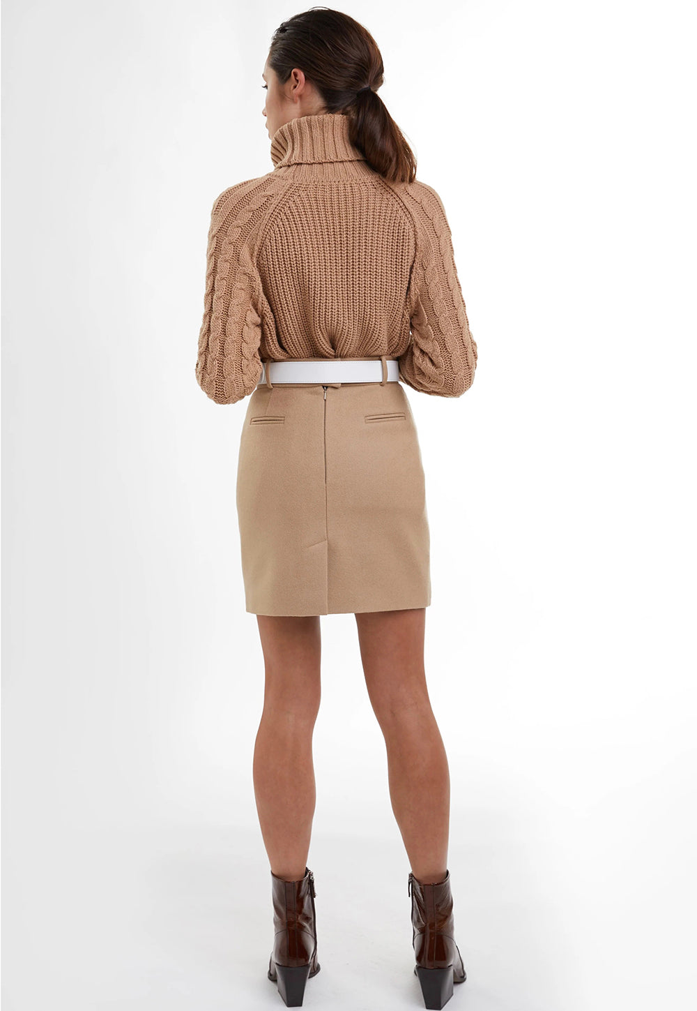 Knightsbridge Skirt - Camel sold by Angel Divine