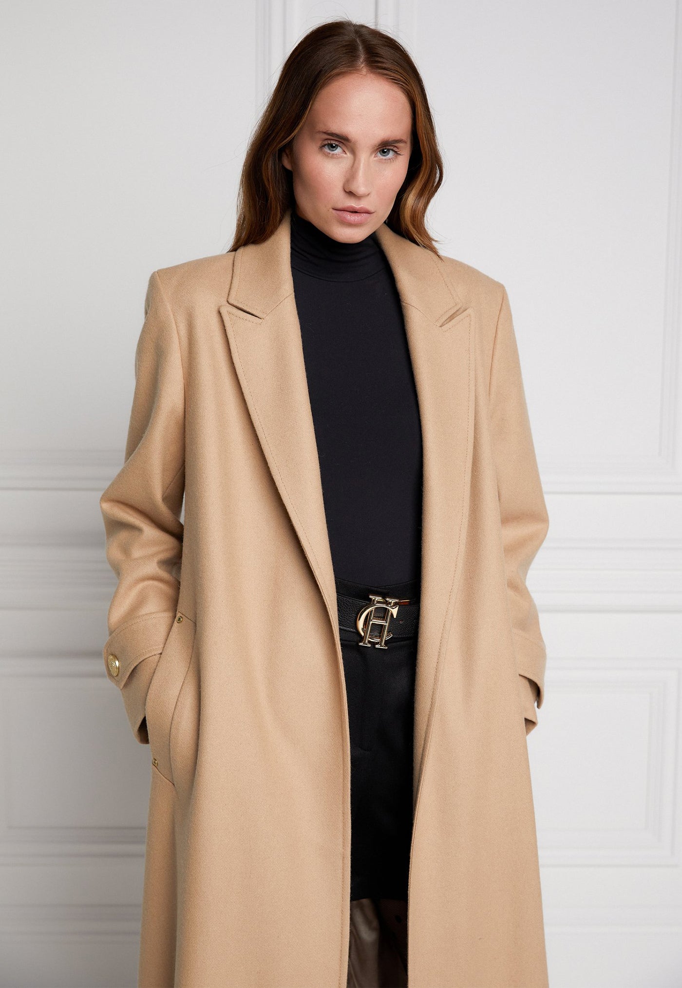 Wrap Coat - Camel sold by Angel Divine