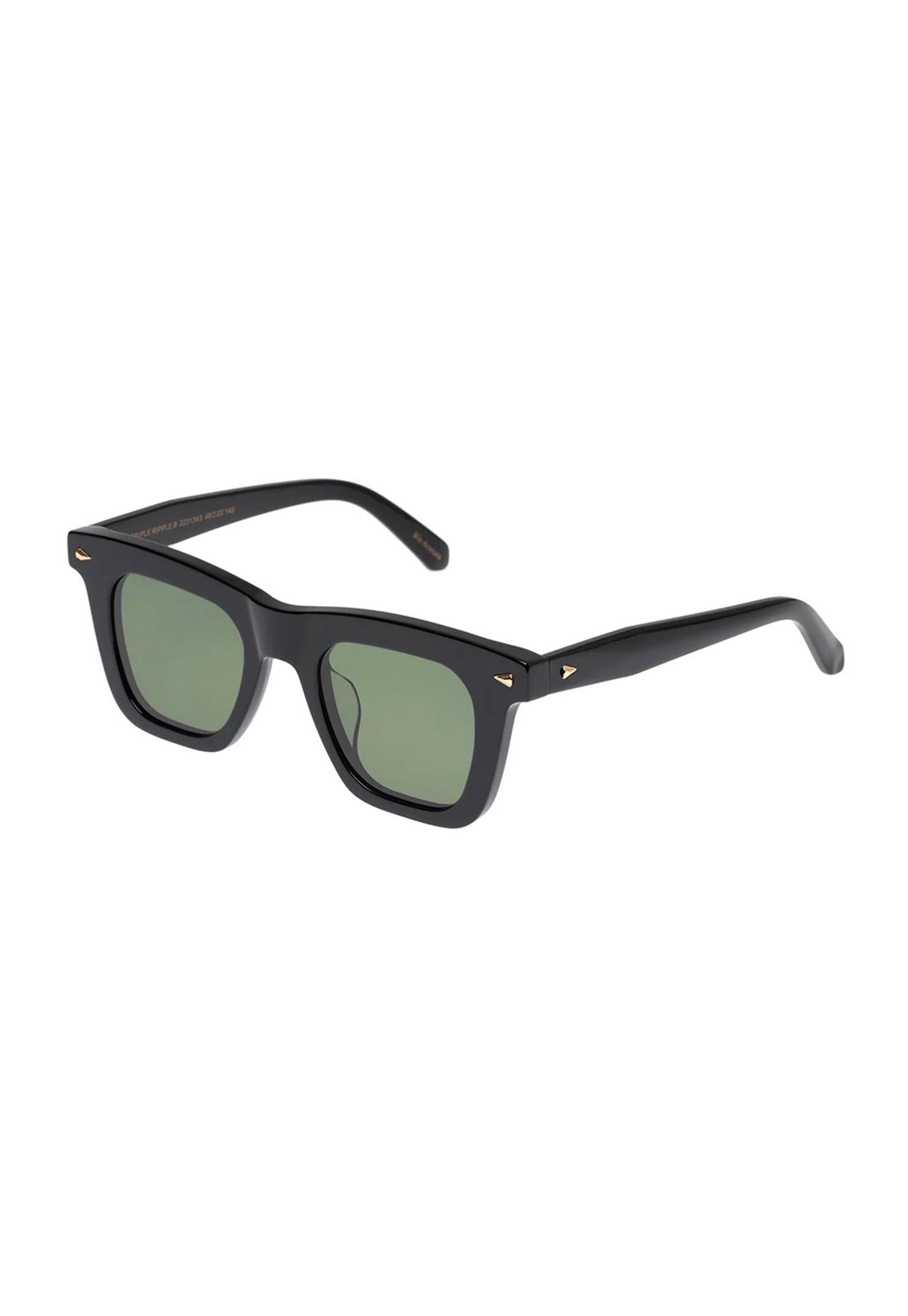 Triple Ripple Sunglasses - Black sold by Angel Divine