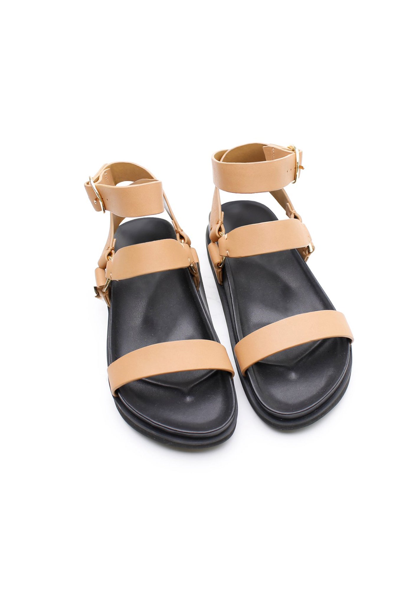 Platform Sandal - Light Tan sold by Angel Divine
