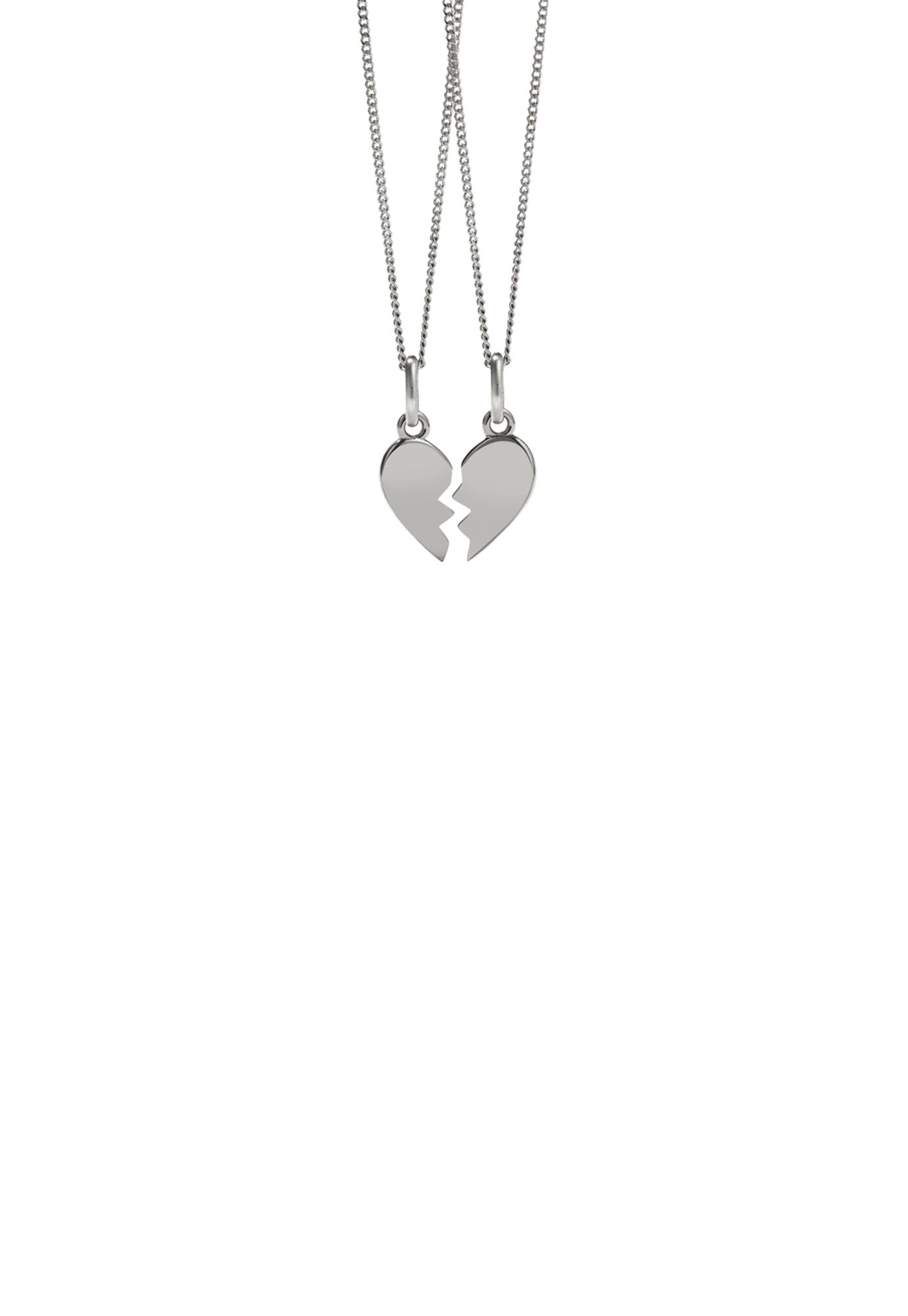 Broken Heart Charm Necklace sold by Angel Divine