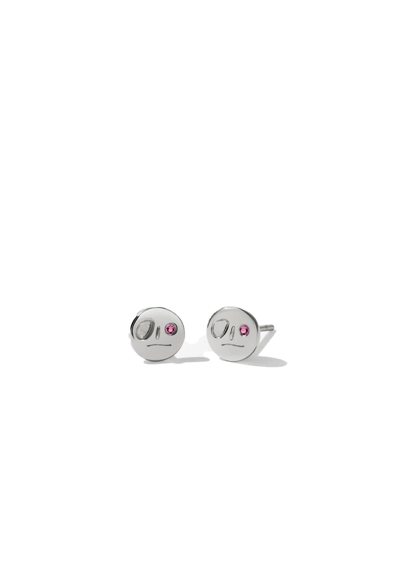 Miro Stud Earrings with Stone sold by Angel Divine