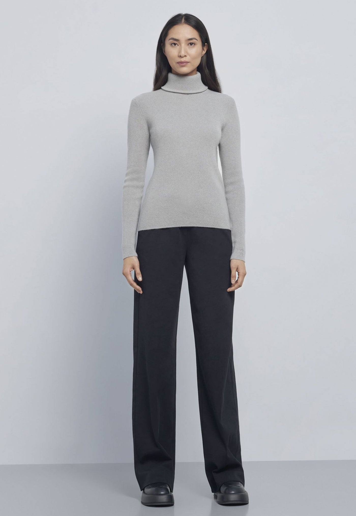 Cashmere Turtleneck - Grey sold by Angel Divine