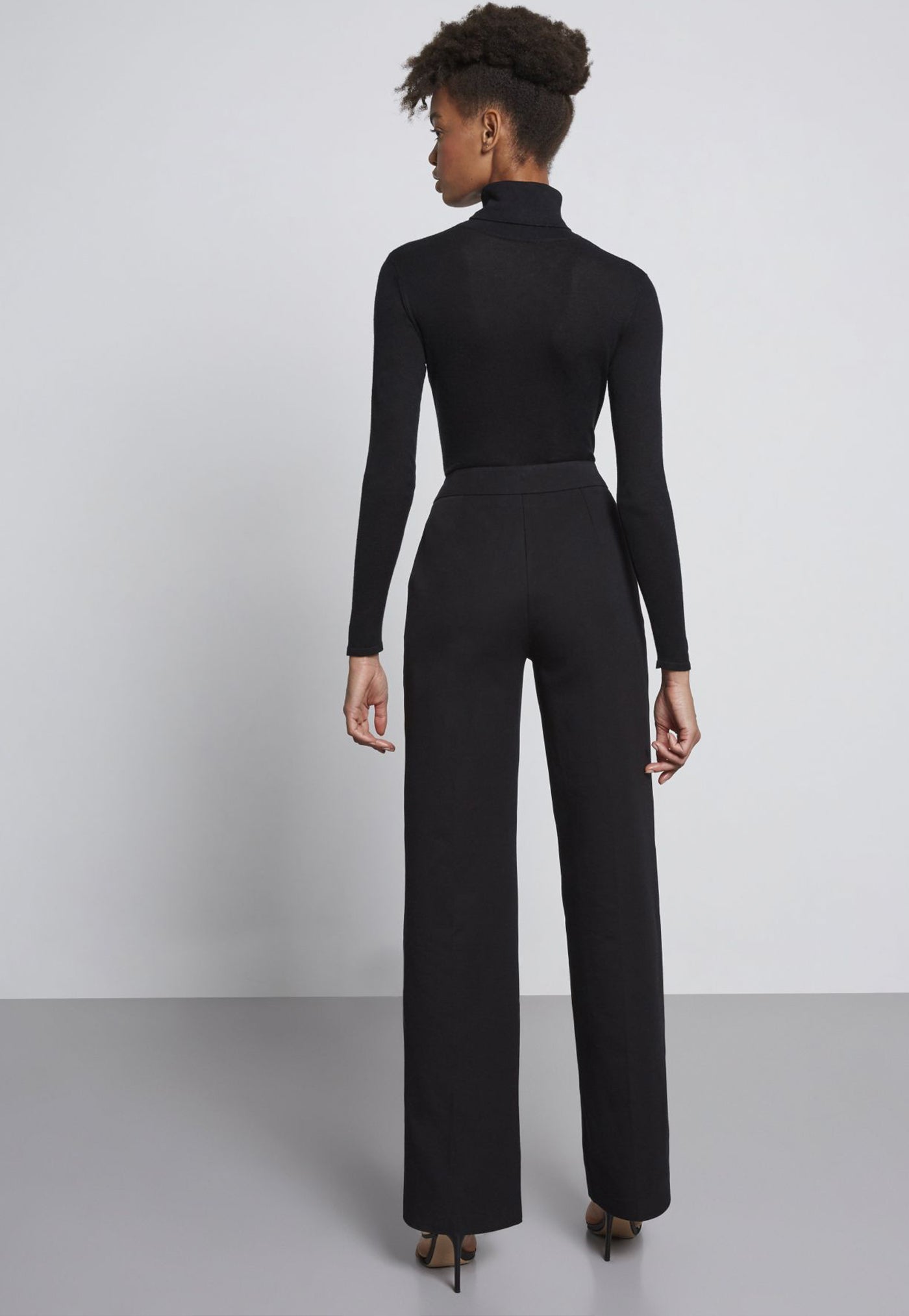 Silk Turtleneck Bodysuit - Black sold by Angel Divine
