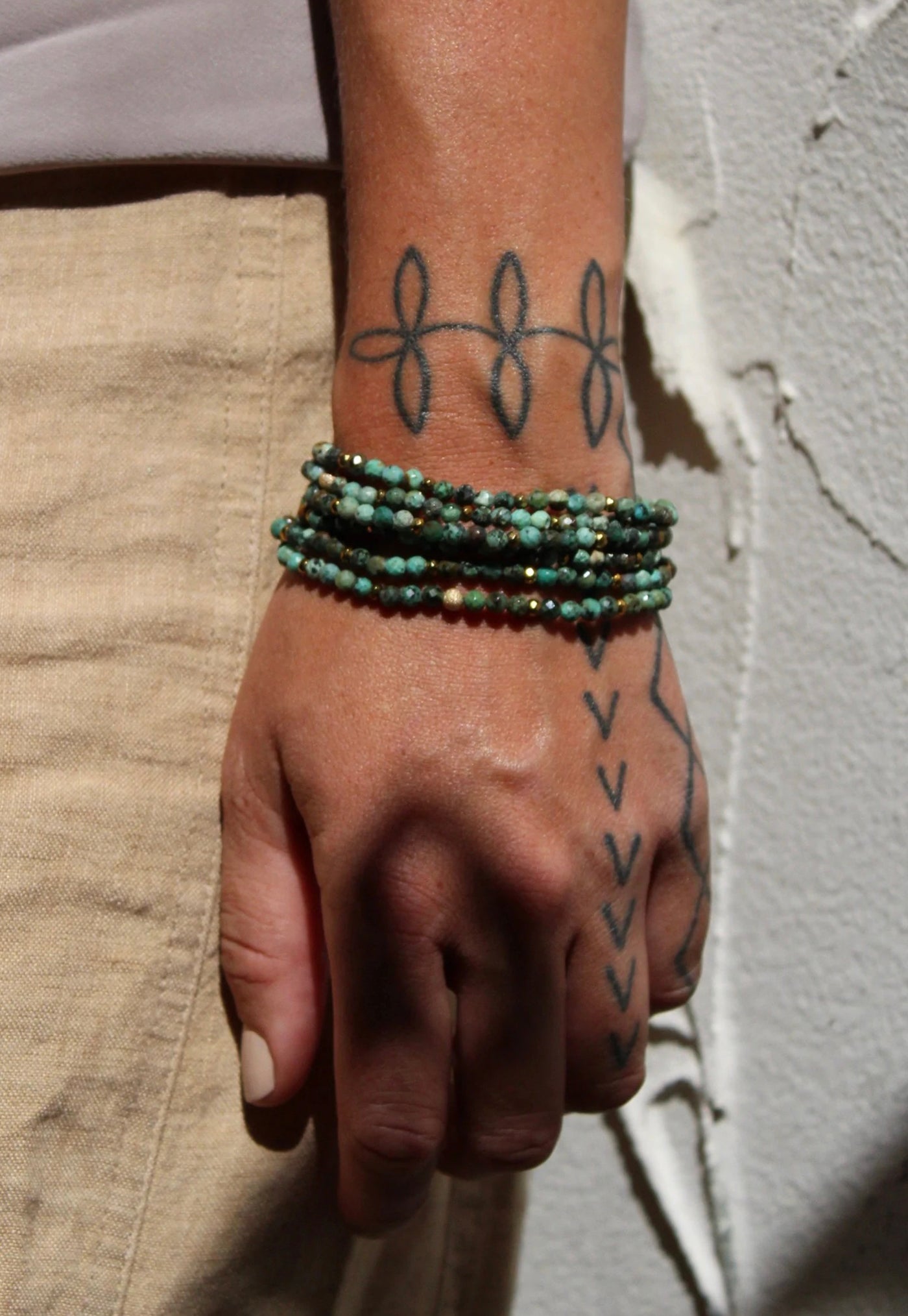 Stardust Carina Bracelet - African Turquoise sold by Angel Divine